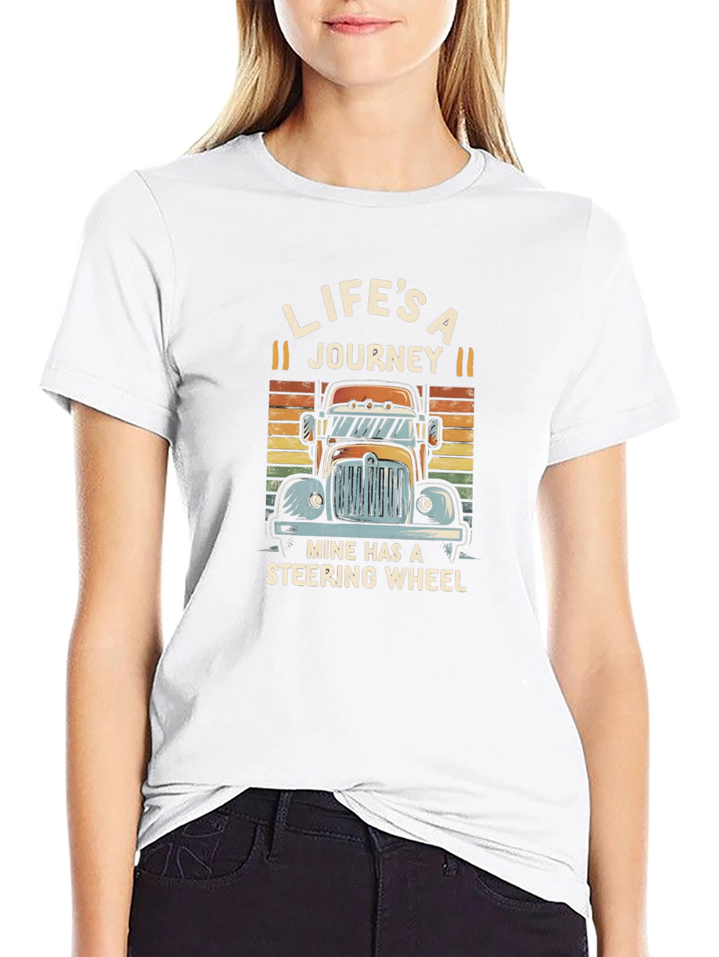 Trucker Lifes A Journey T-Shirt