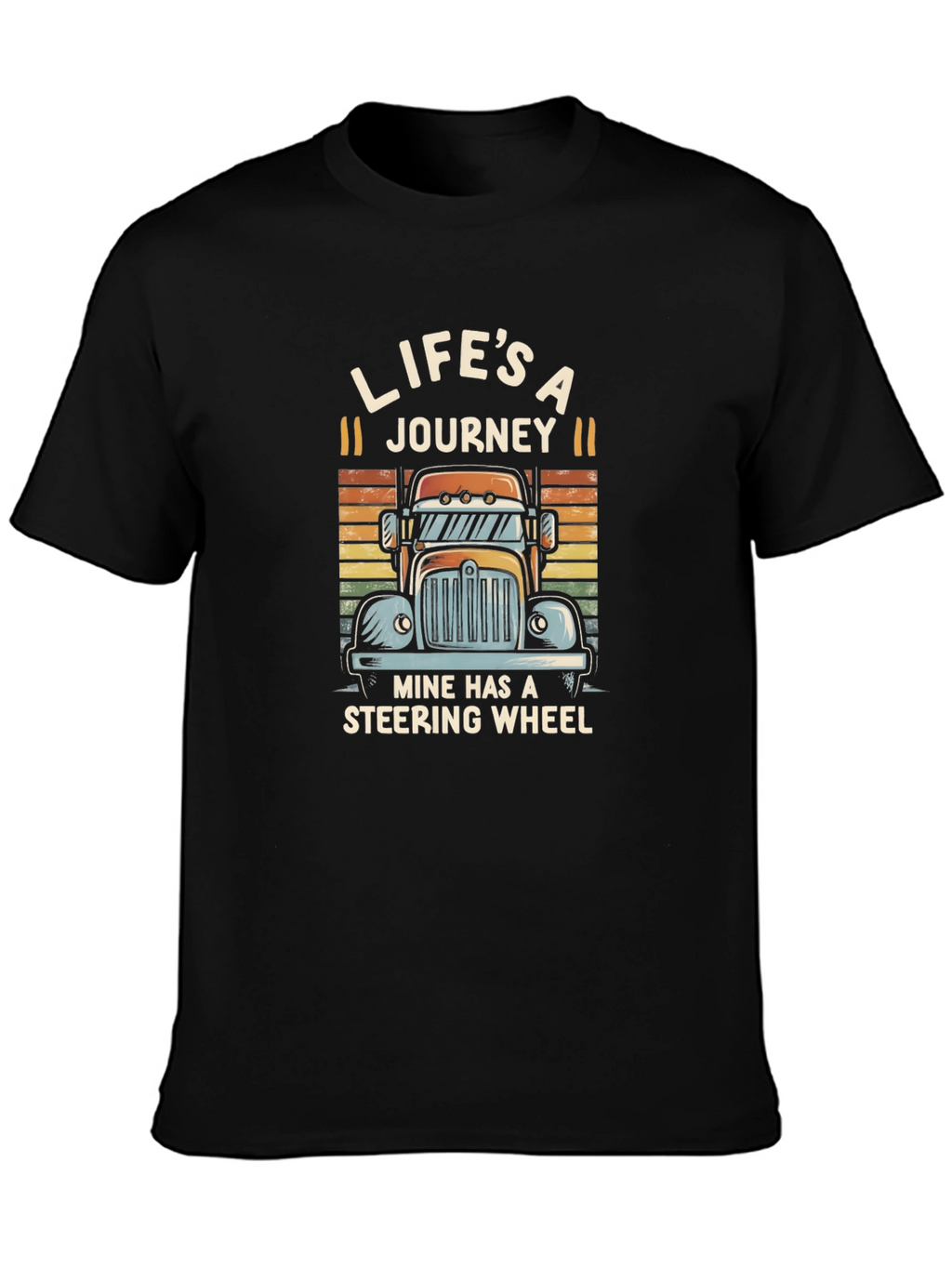 Trucker Lifes A Journey T-Shirt