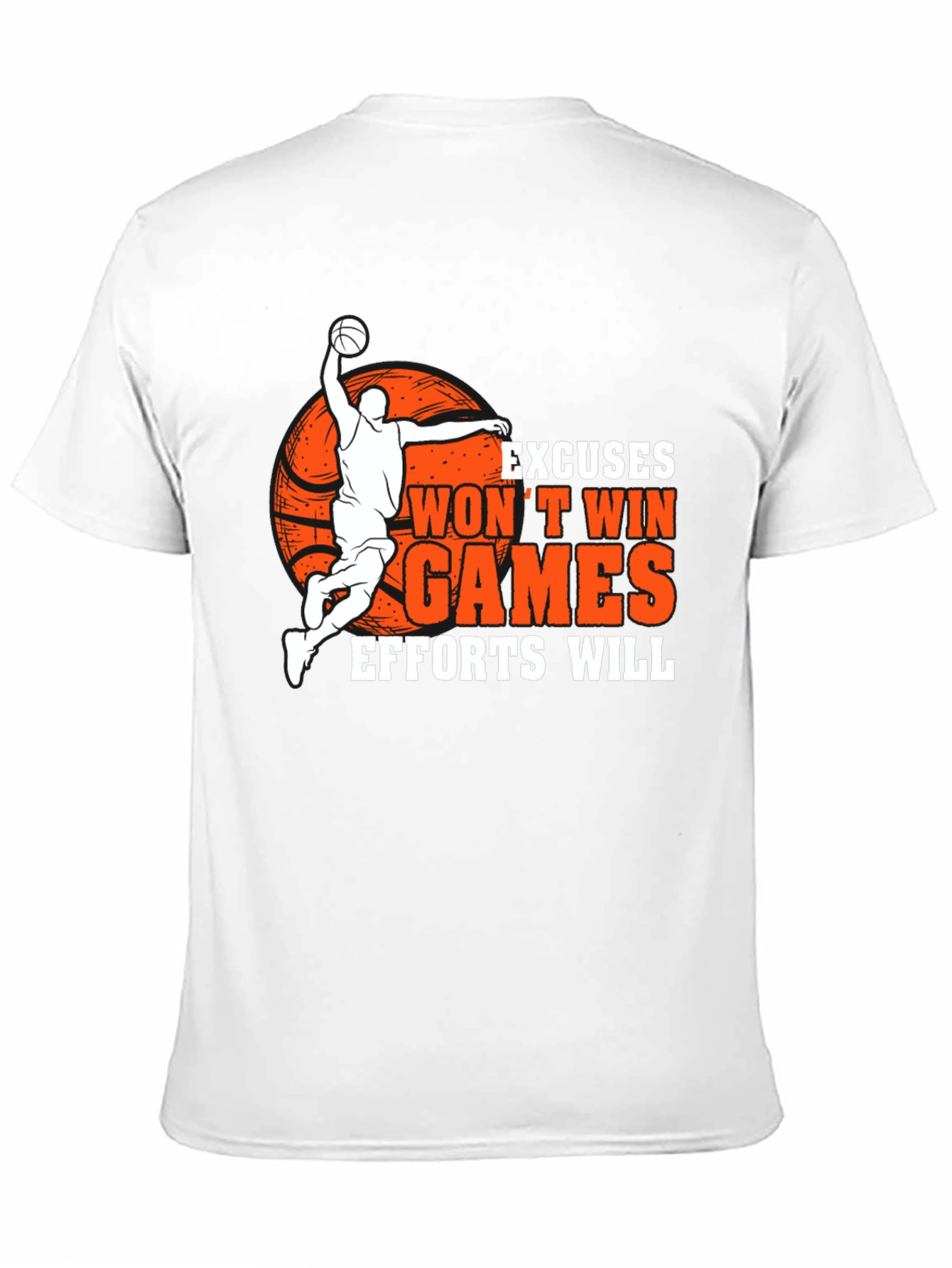 Basketball Graphic Tee - Excuses Wont Win
