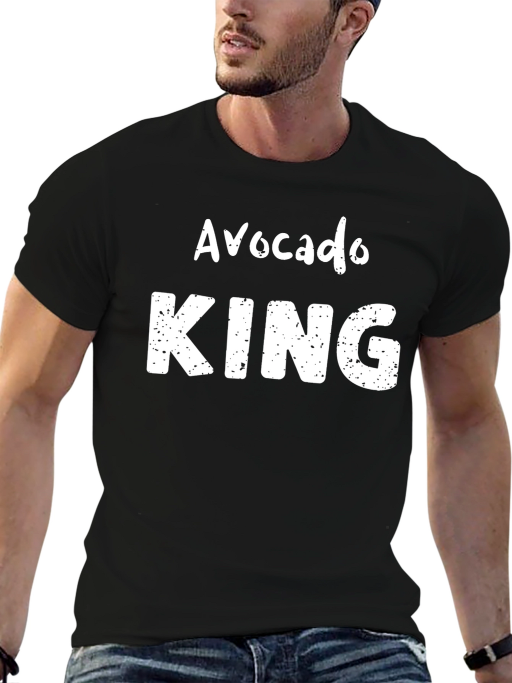 Avocado King Black T-Shirt