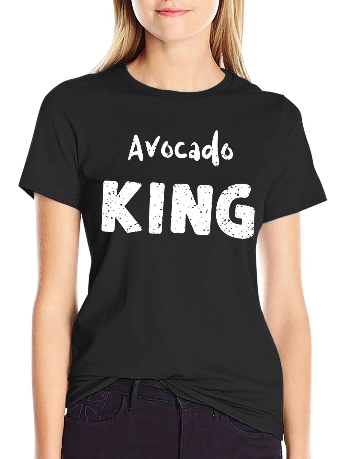Avocado King Black T-Shirt