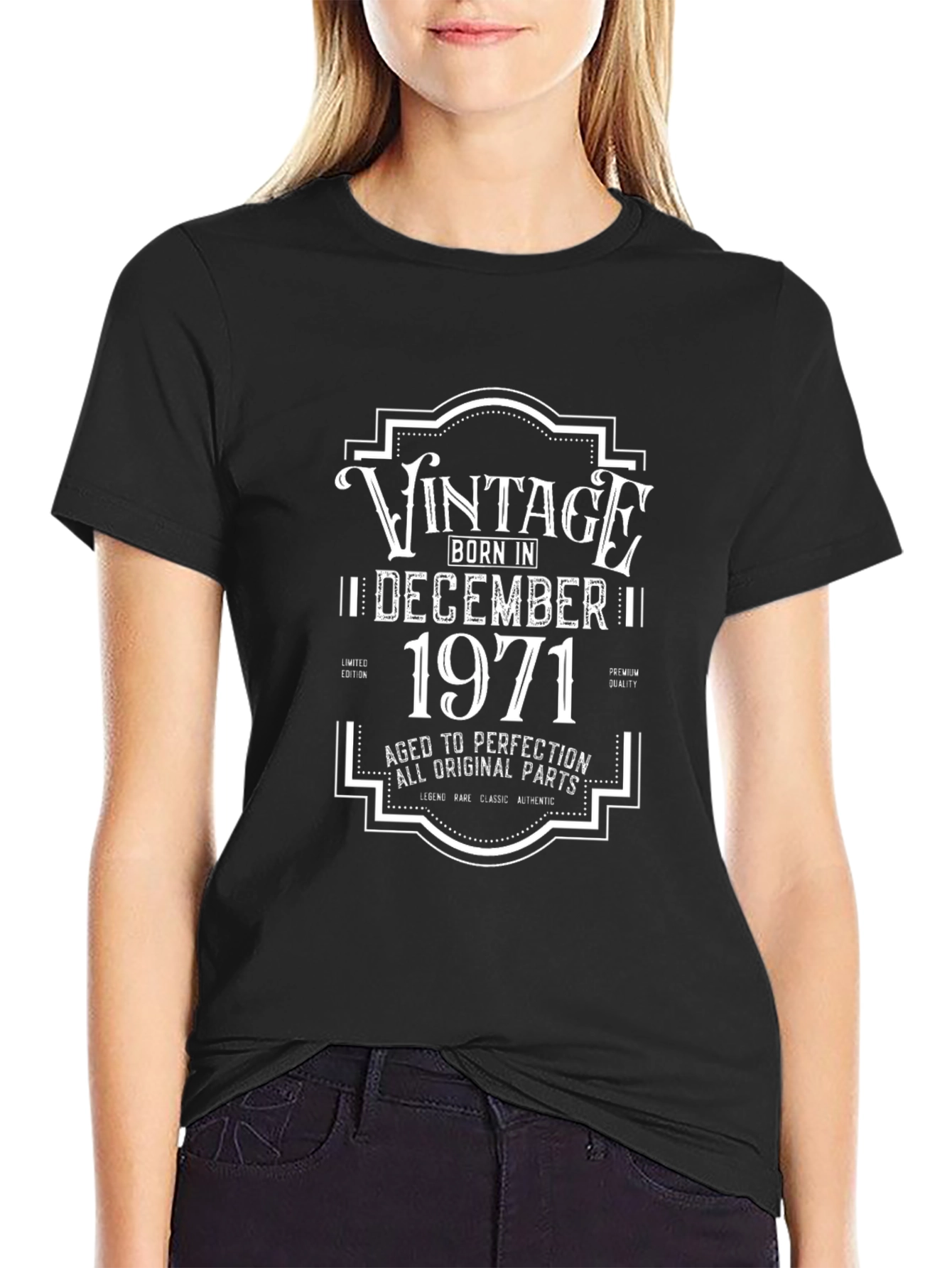 Vintage December 1971 Aged to Perfection T-Shirt