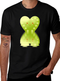 Cute Heart Snowflake Reflective Graphic Tee
