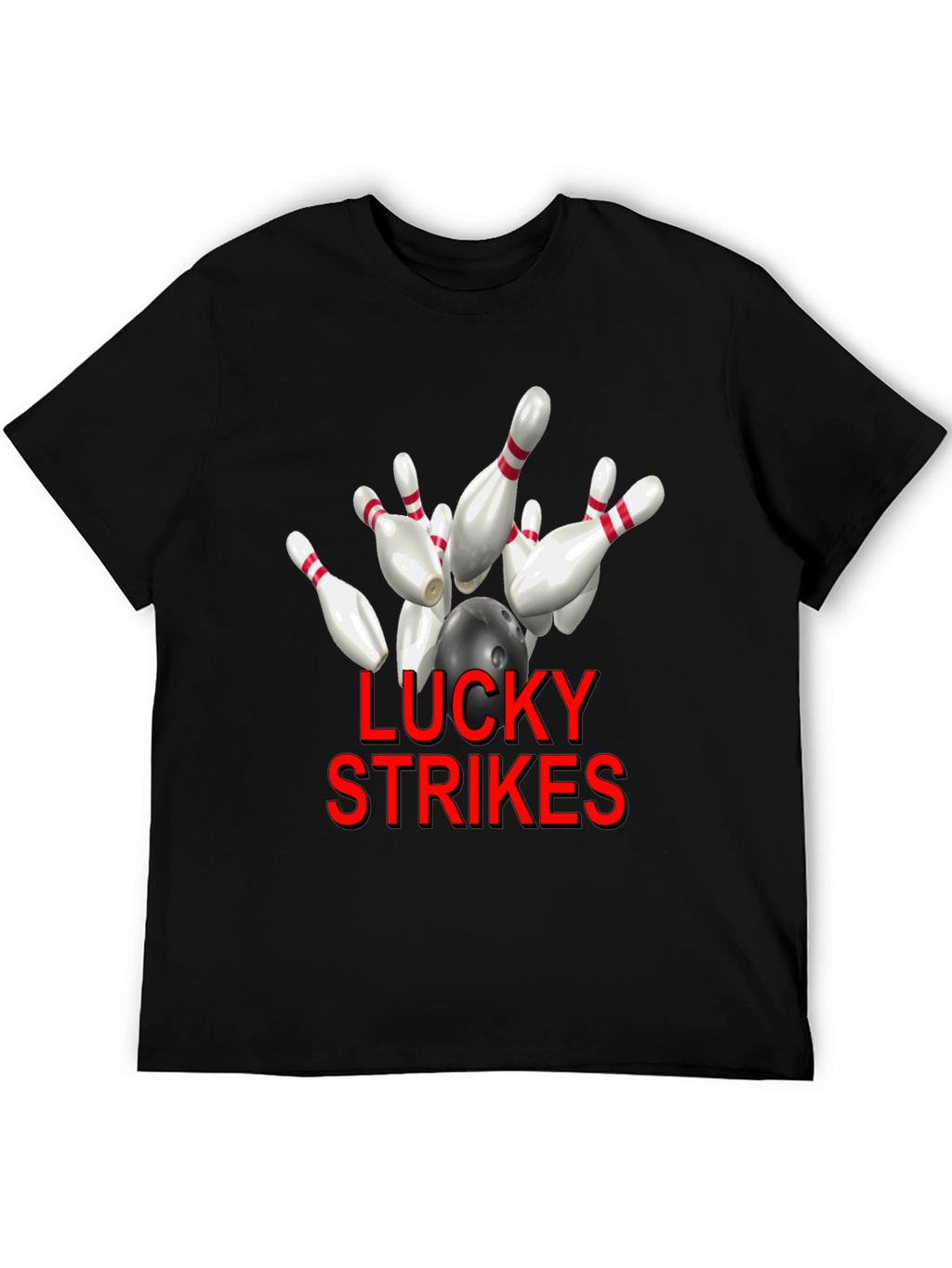 Lucky Strikes Bowling T-Shirt