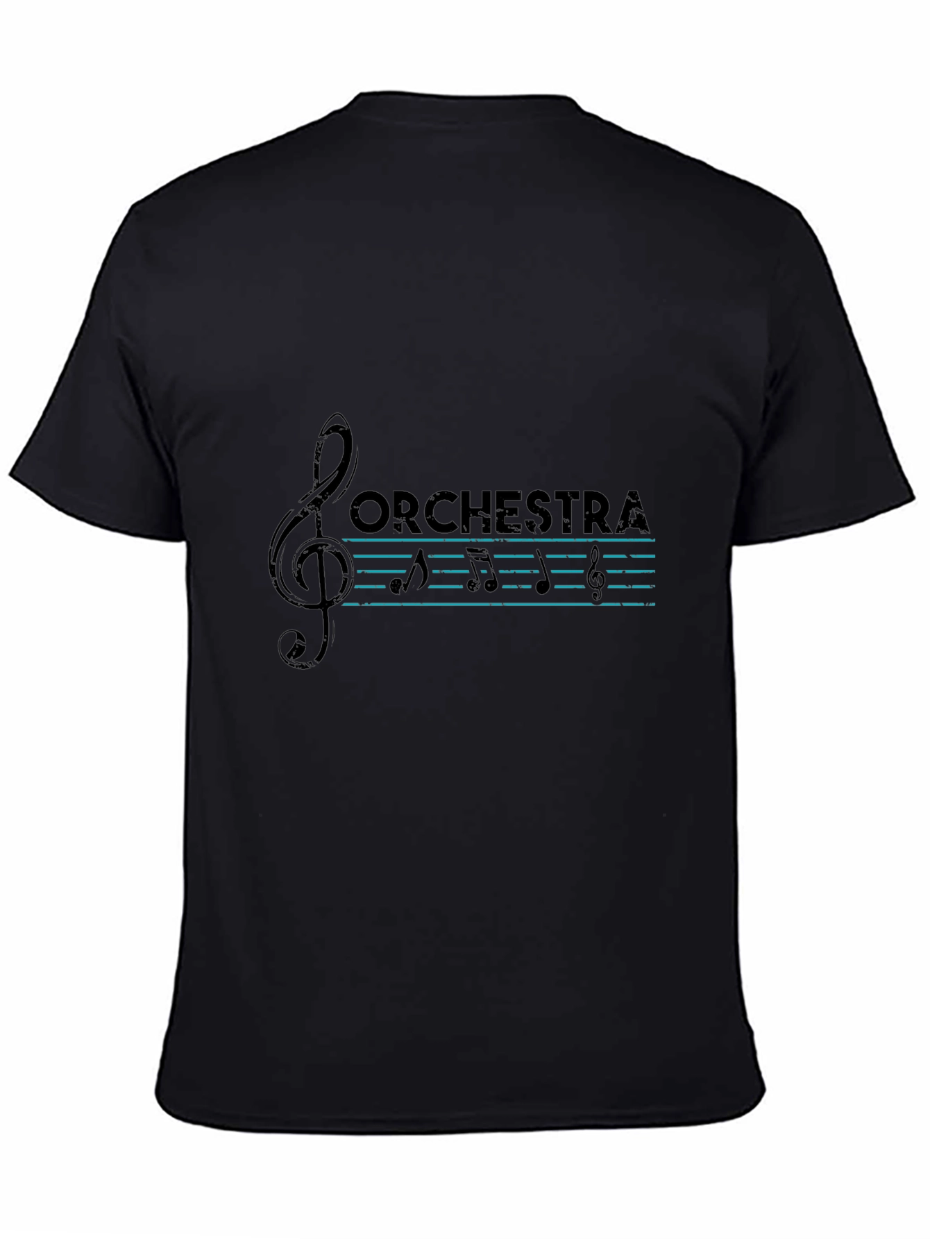 Orchestra Music T-Shirt - Treble Clef Design