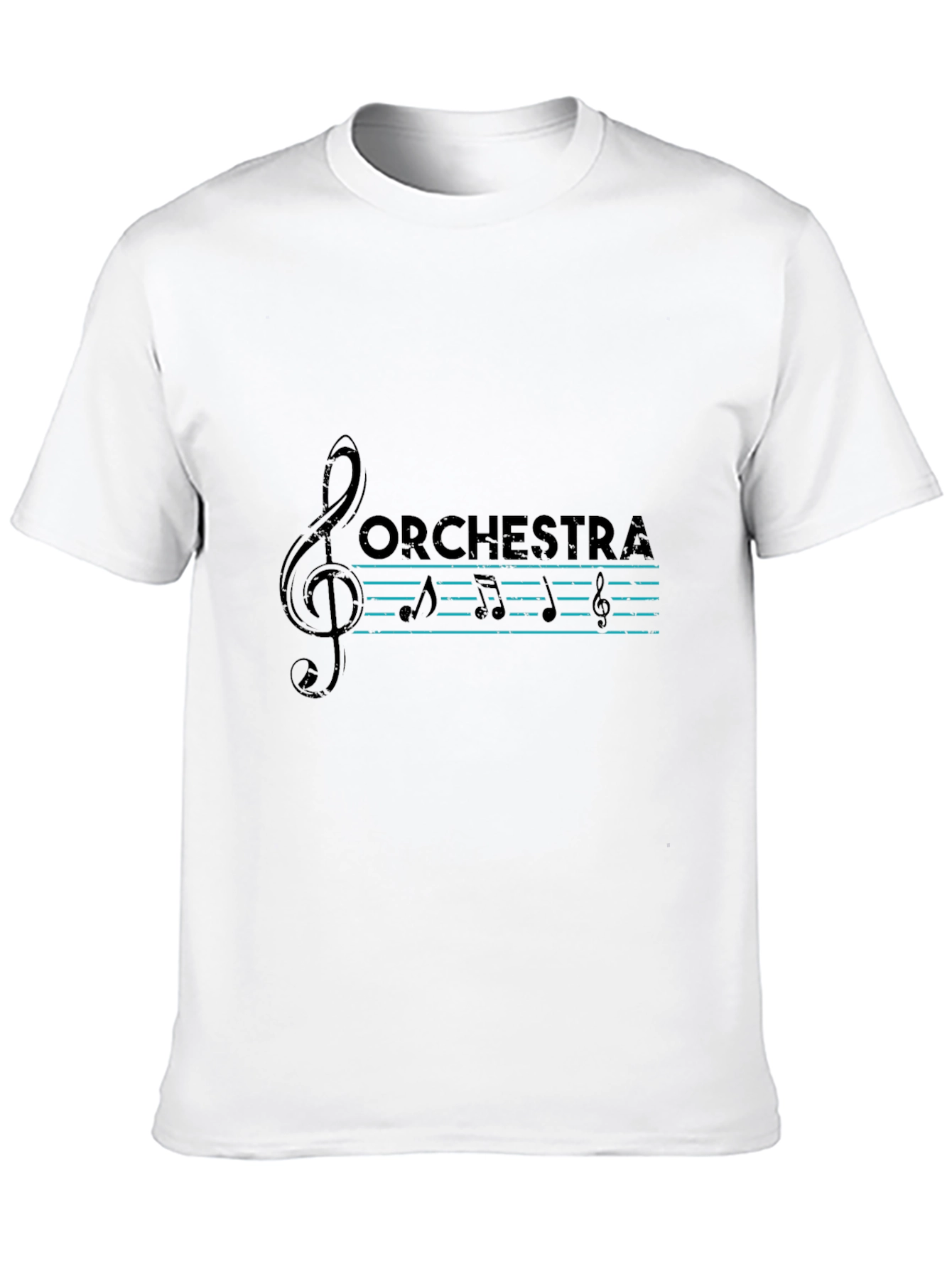 Orchestra Music T-Shirt - Treble Clef Design