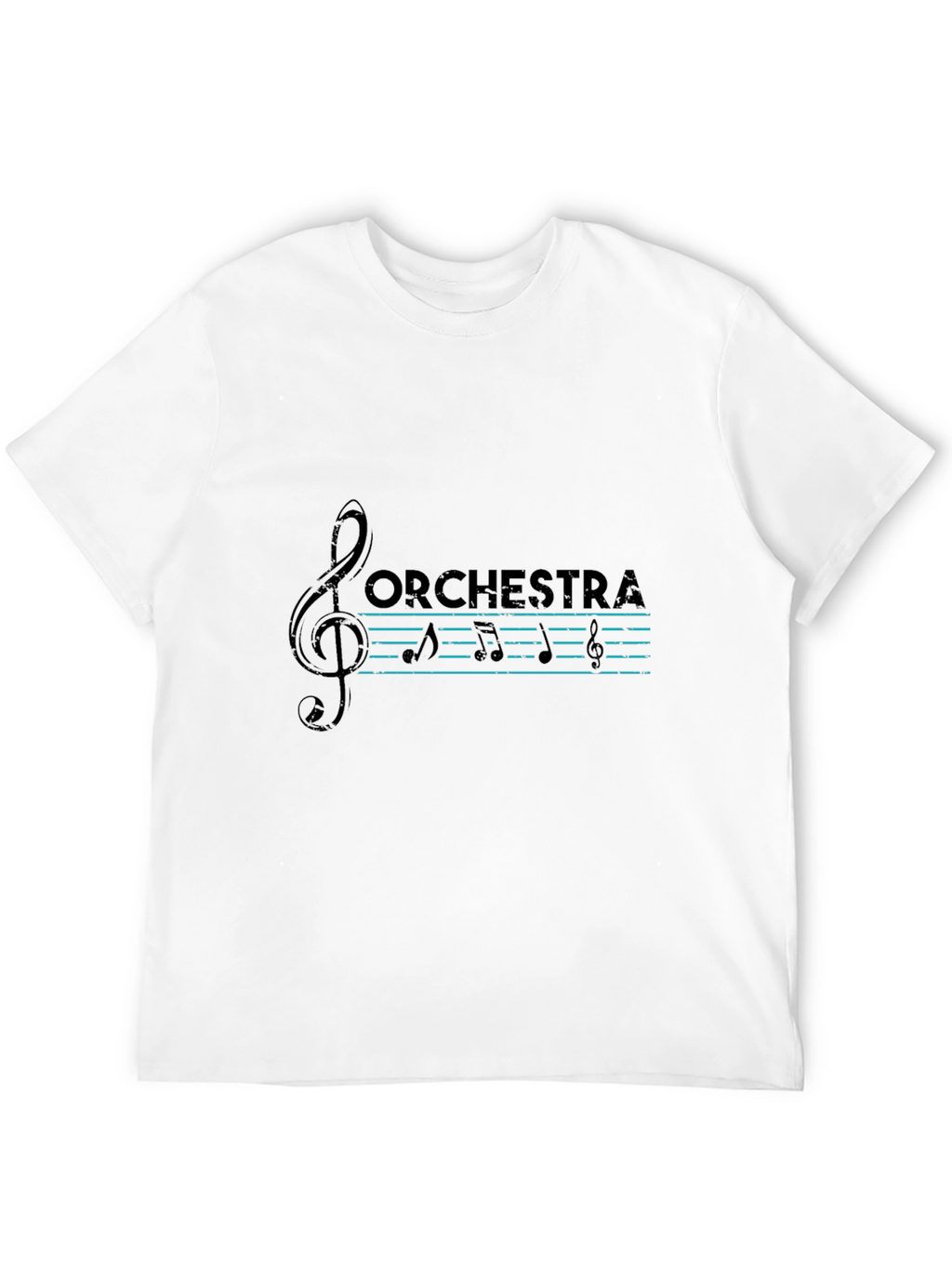 Orchestra Music T-Shirt - Treble Clef Design
