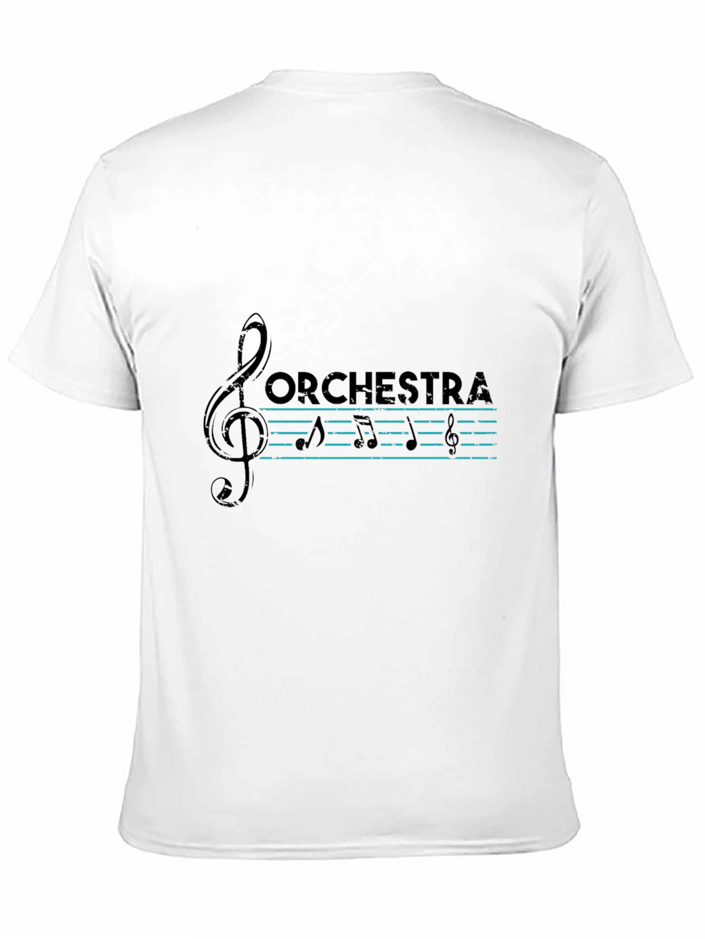 Orchestra Music T-Shirt - Treble Clef Design