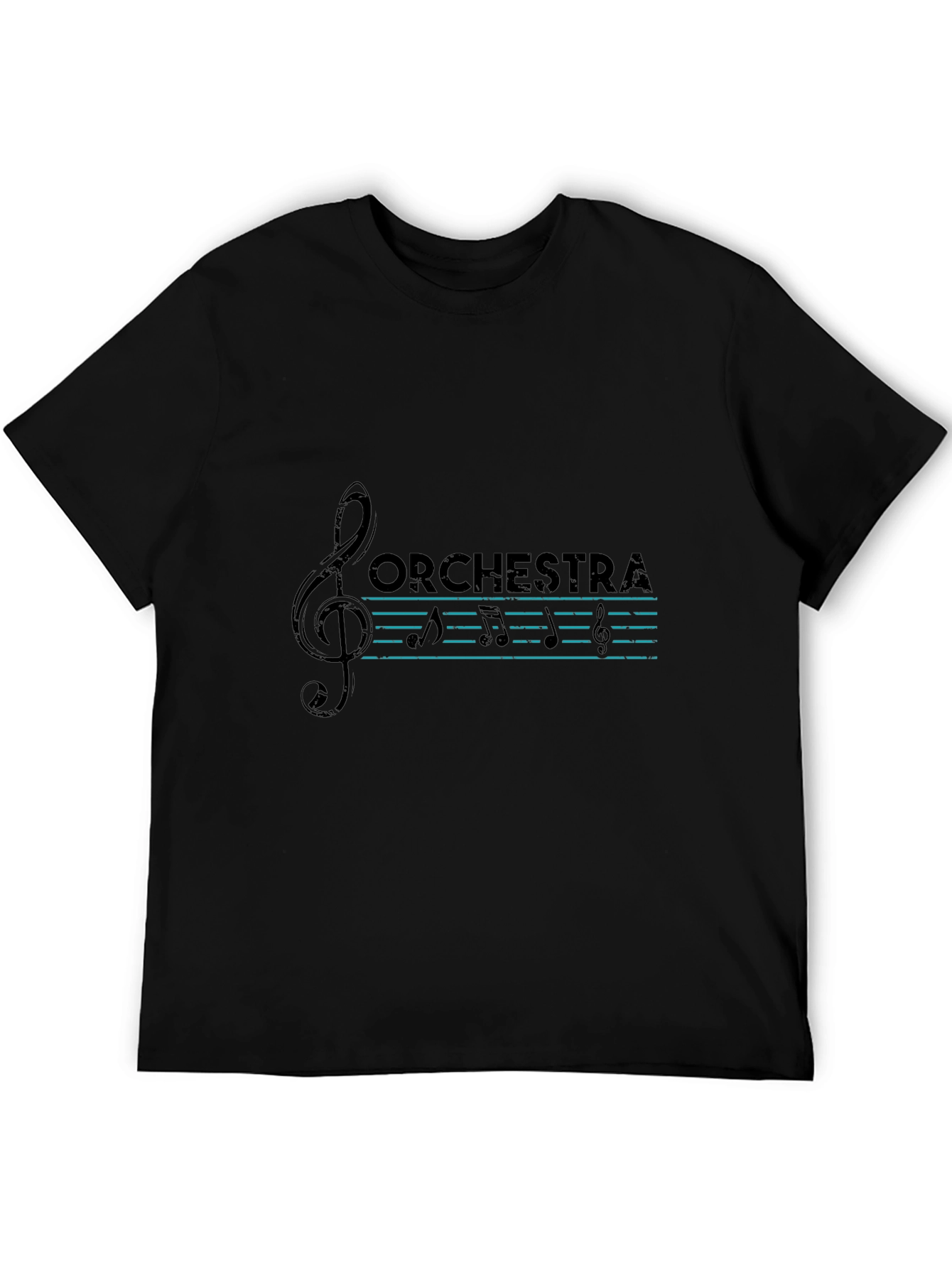 Orchestra Music T-Shirt - Treble Clef Design