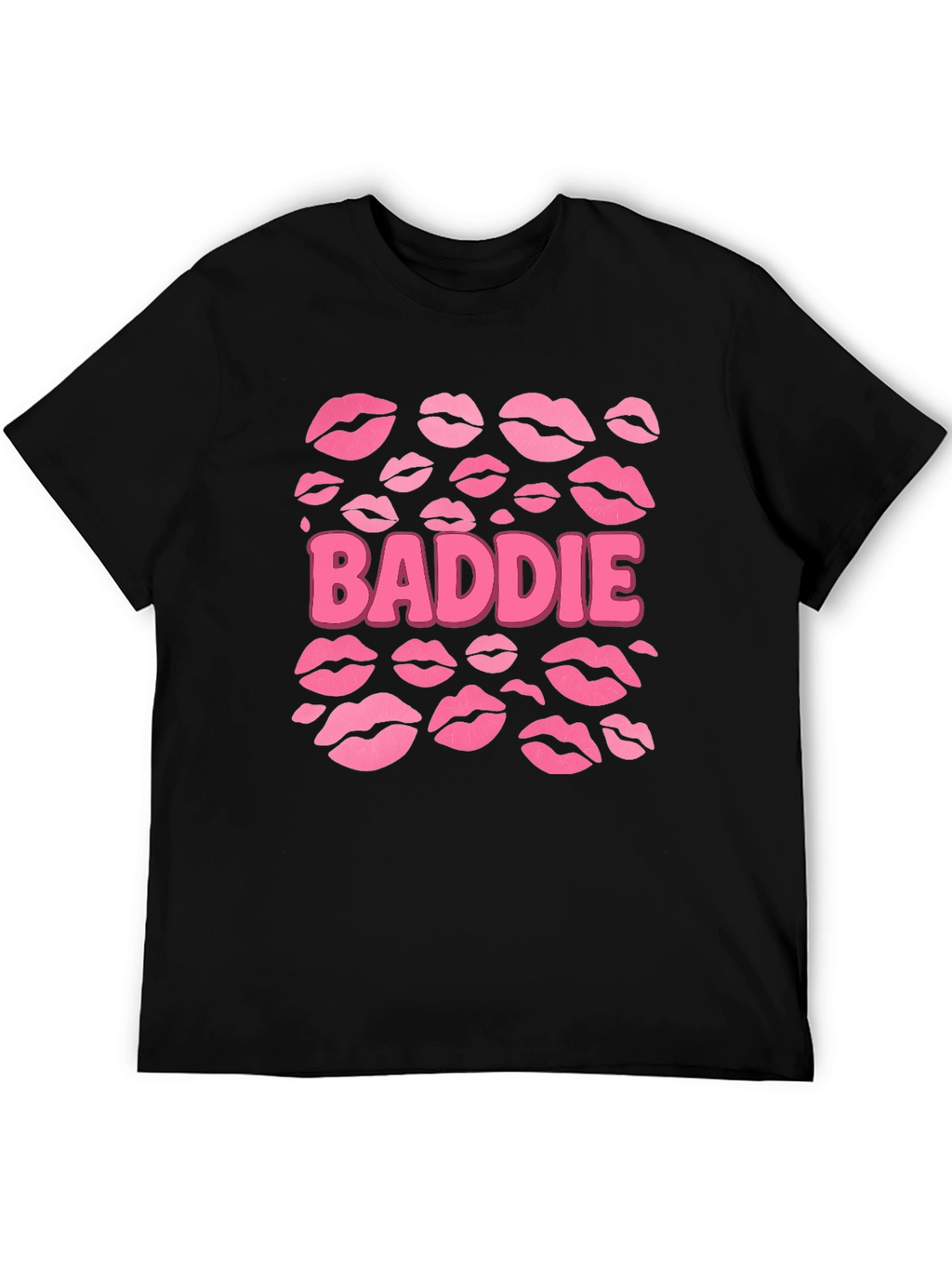 Baddie Lips Graphic Tee - Trendy Womens Fashion