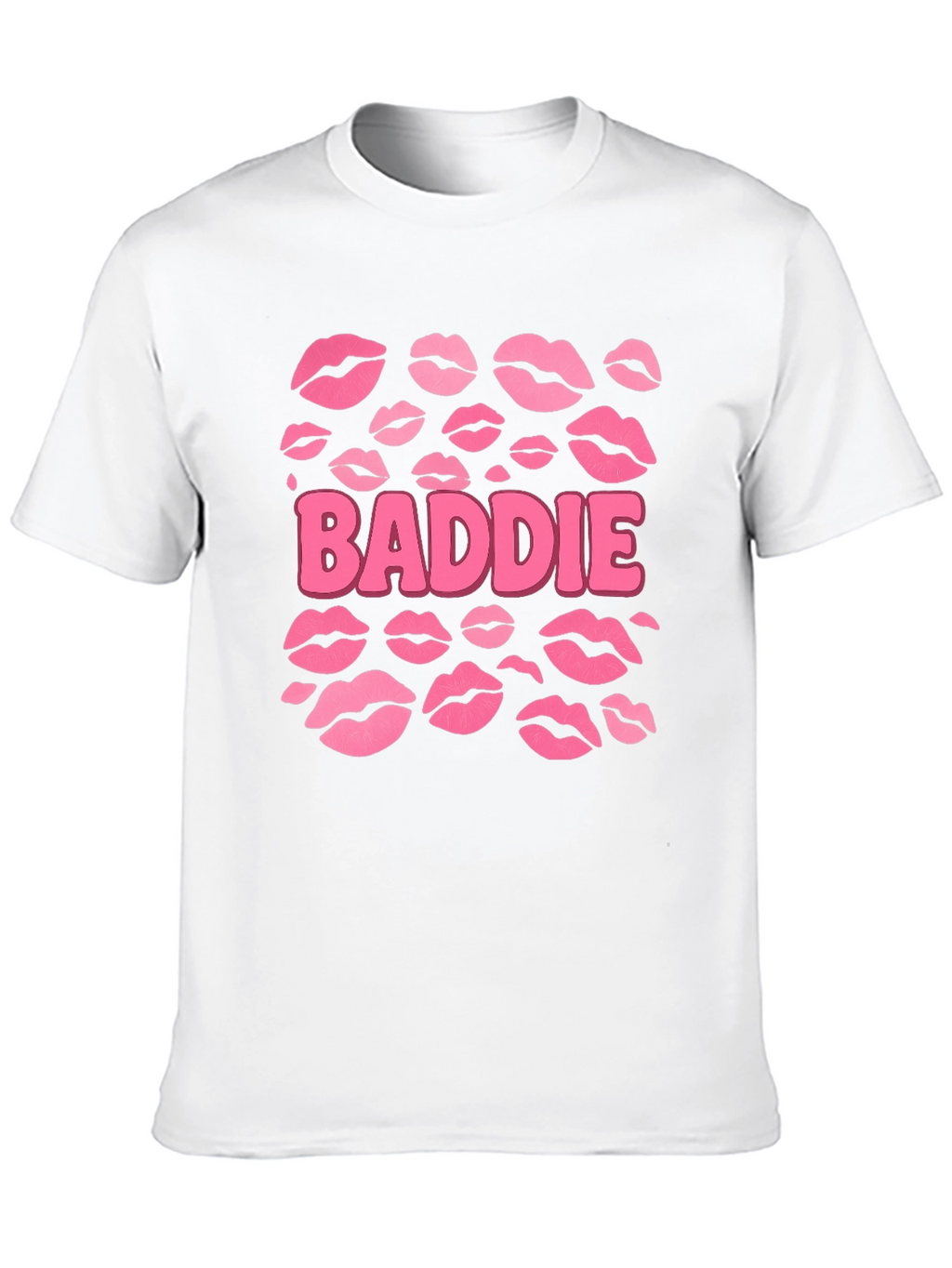 Baddie Lips Graphic Tee - Trendy Womens Fashion