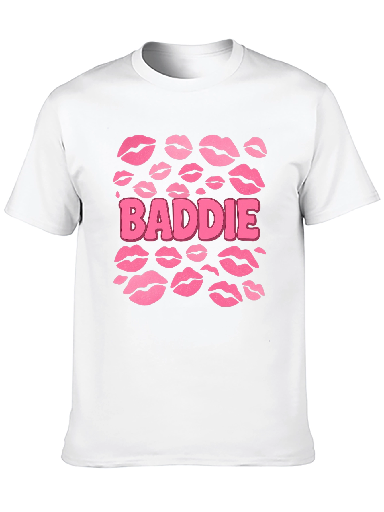 Baddie Lips Graphic Tee - Trendy Womens Fashion
