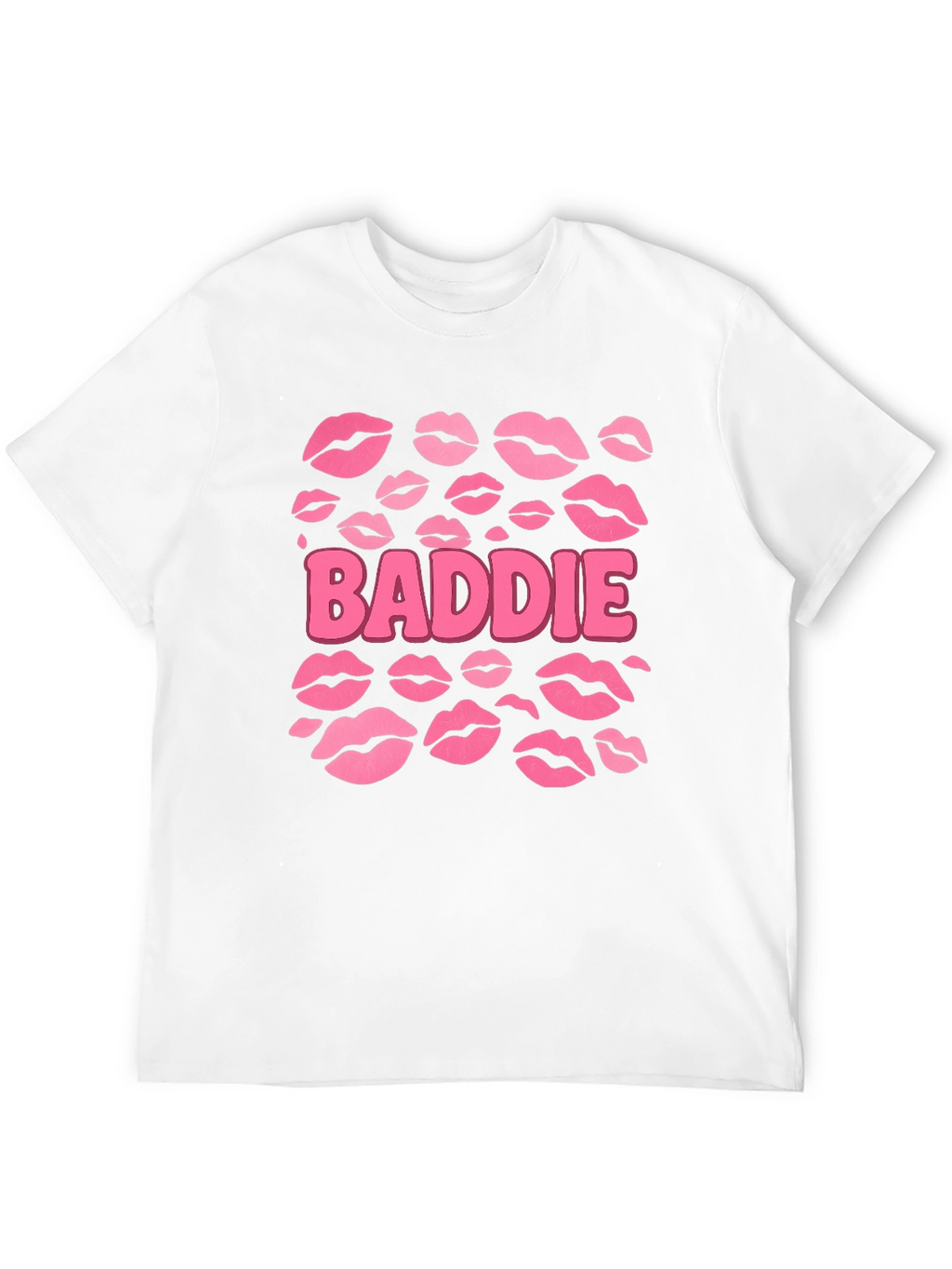 Baddie Lips Graphic Tee - Trendy Womens Fashion