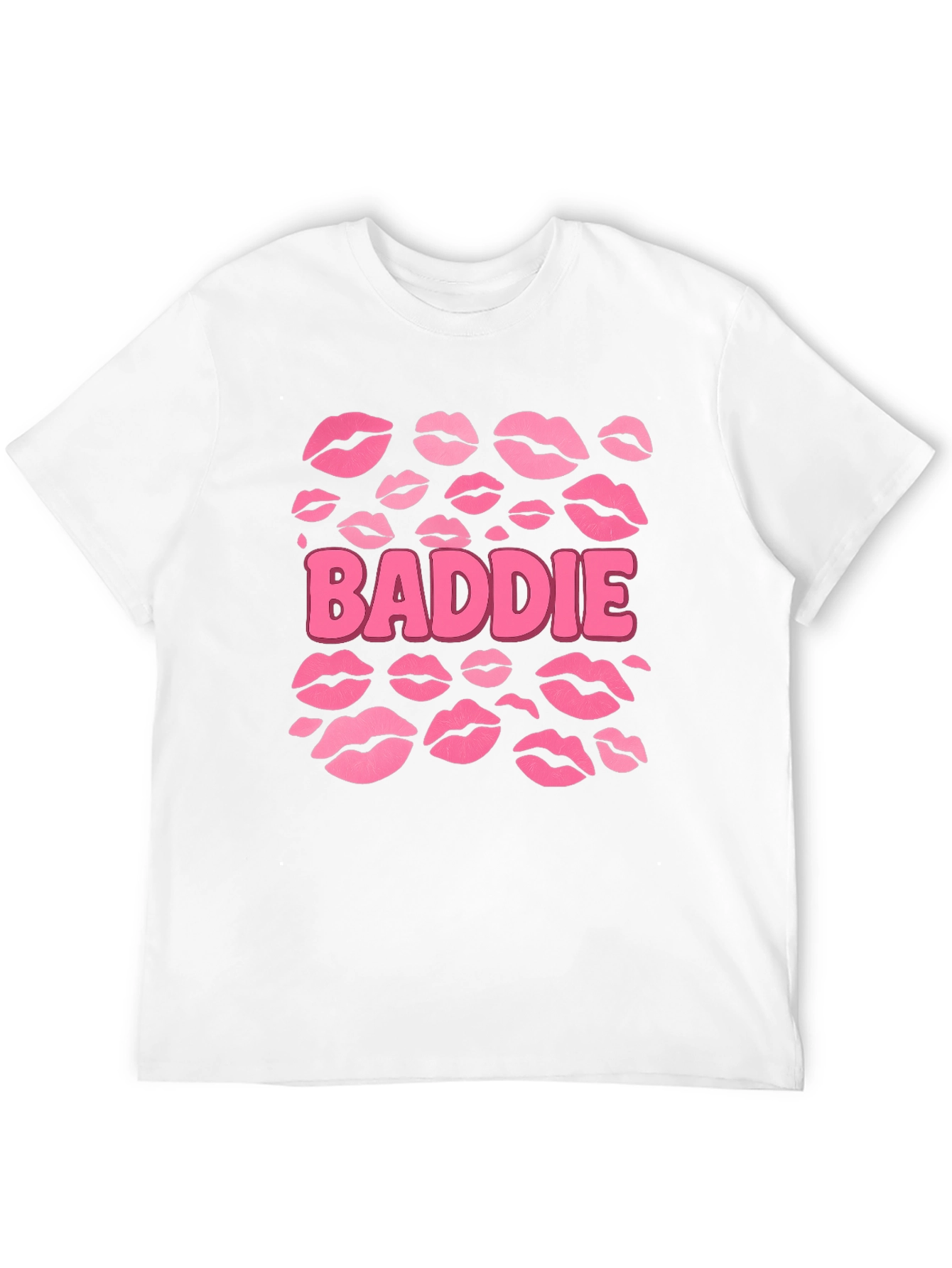 Baddie Lips Graphic Tee - Trendy Womens Fashion