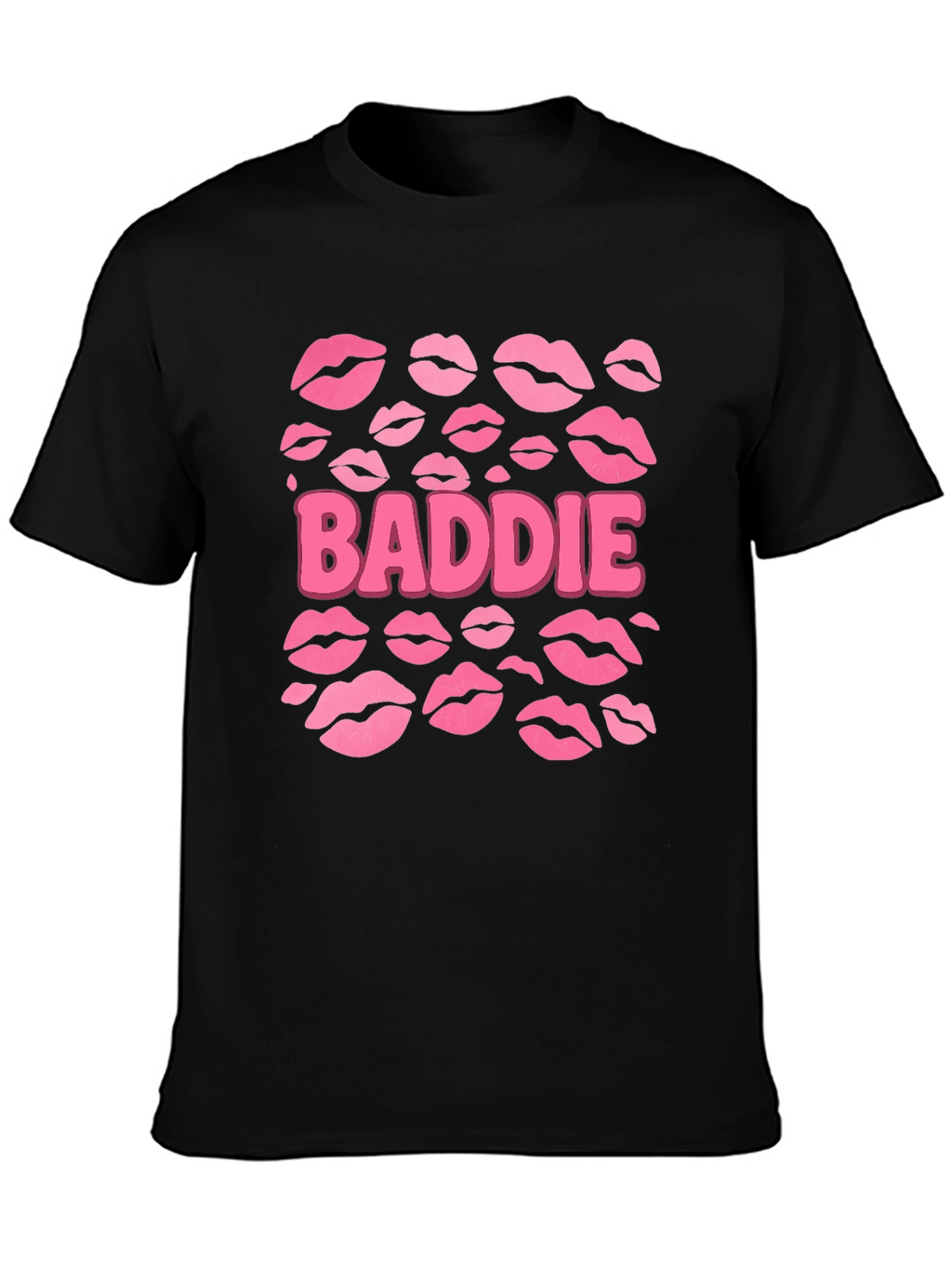 Baddie Lips Graphic Tee - Trendy Womens Fashion