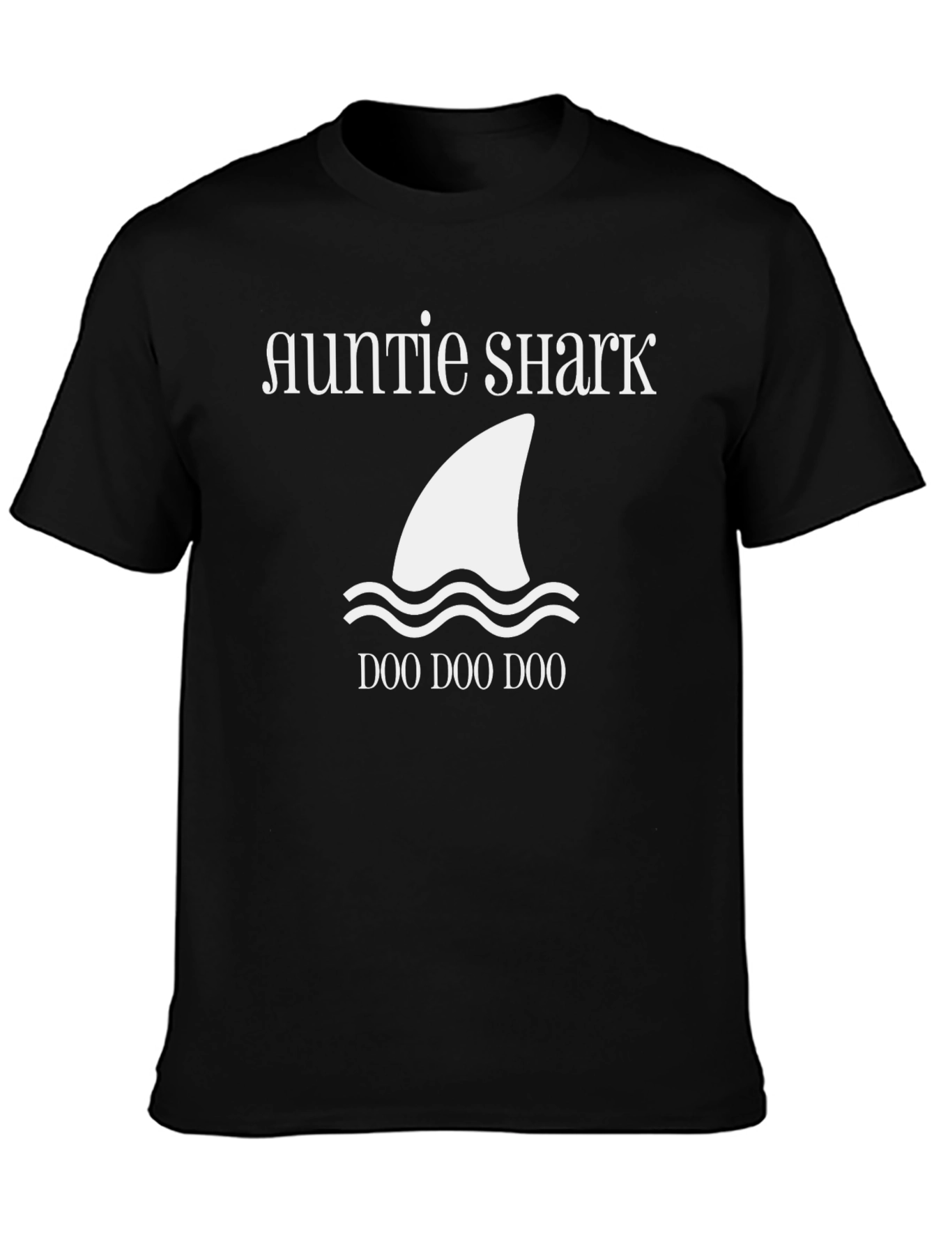 Auntie Shark Doo Doo Doo T-Shirt - Novelty Tee