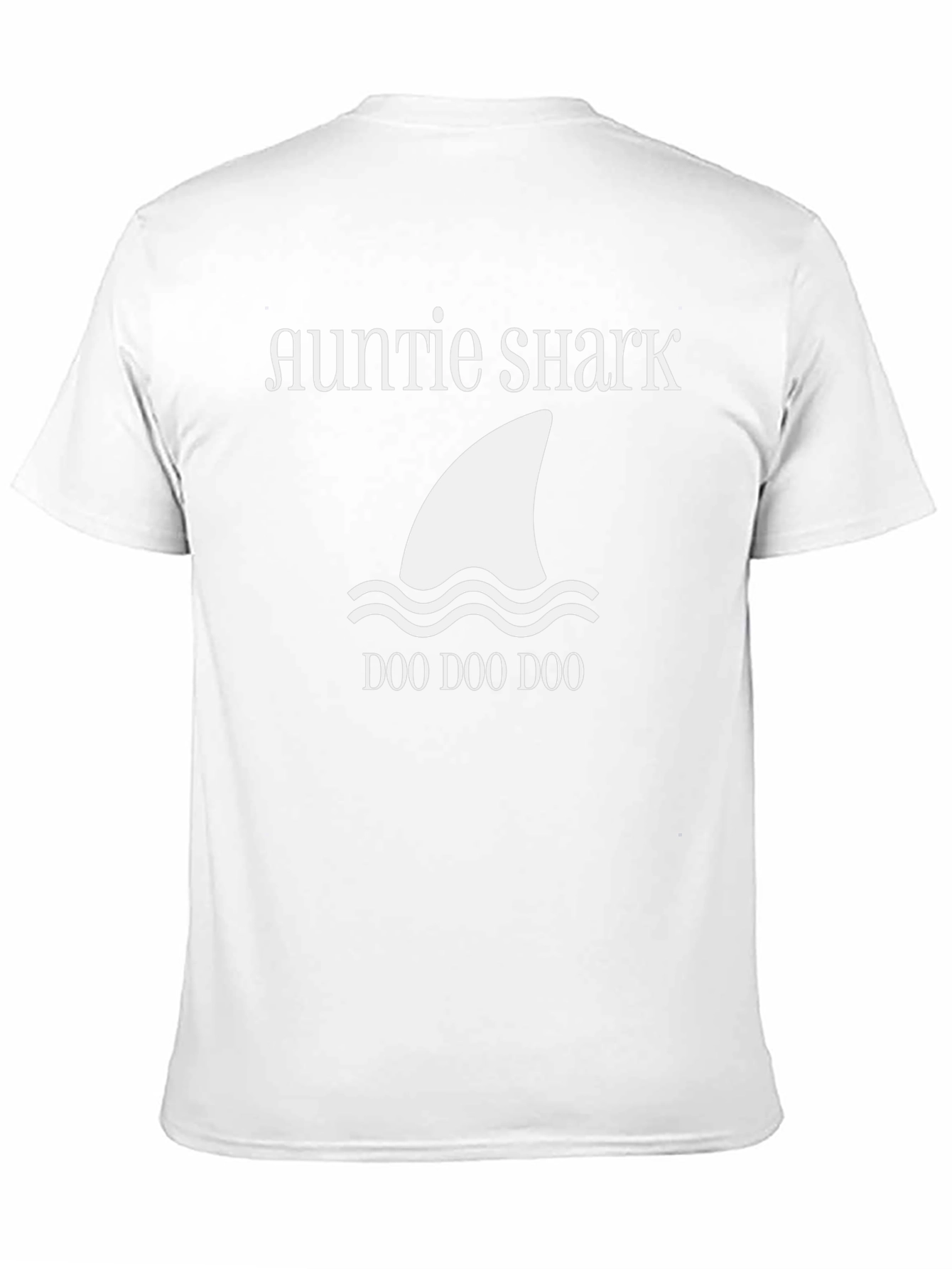 Auntie Shark Doo Doo Doo T-Shirt - Novelty Tee