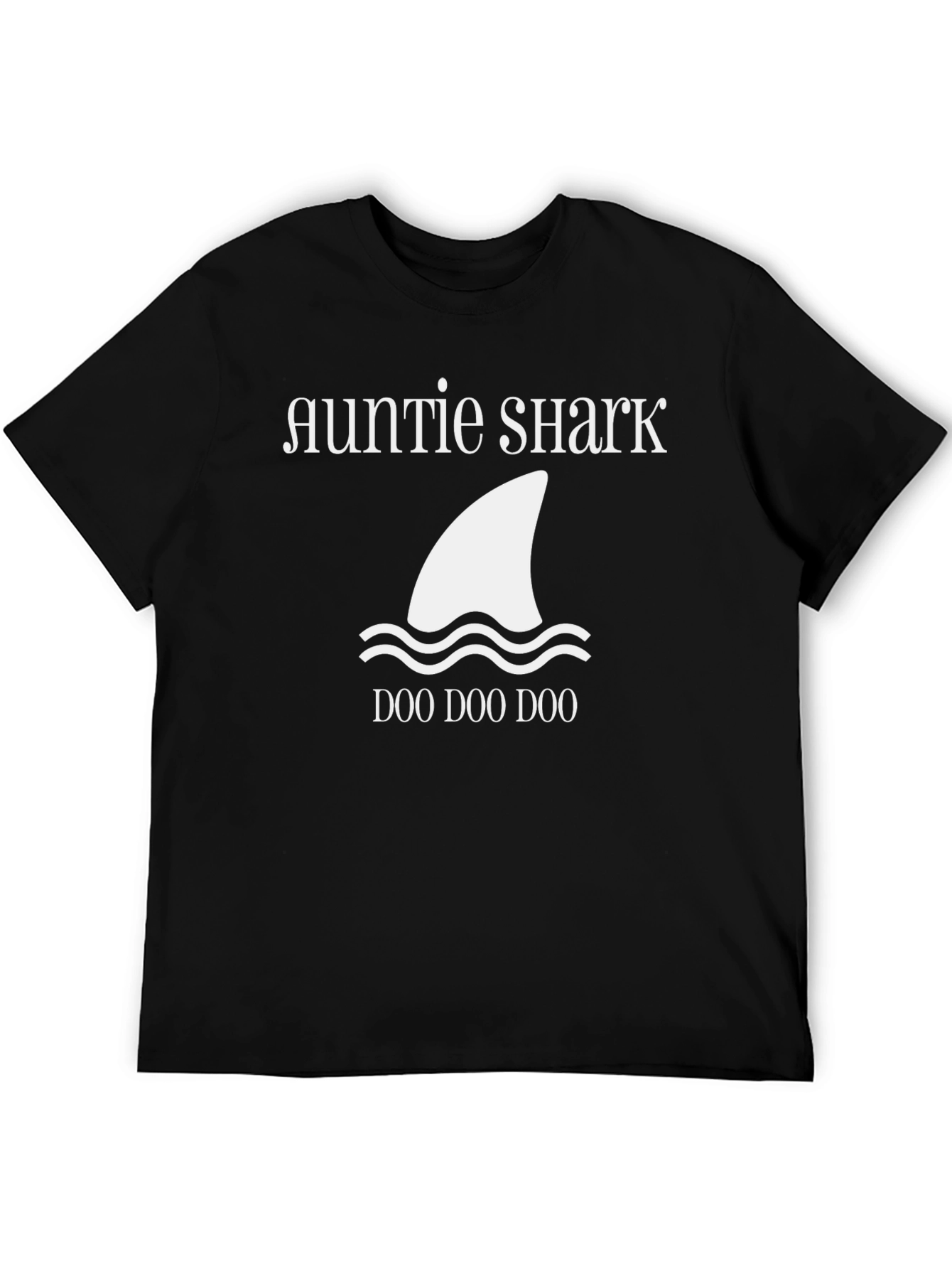 Auntie Shark Doo Doo Doo T-Shirt - Novelty Tee