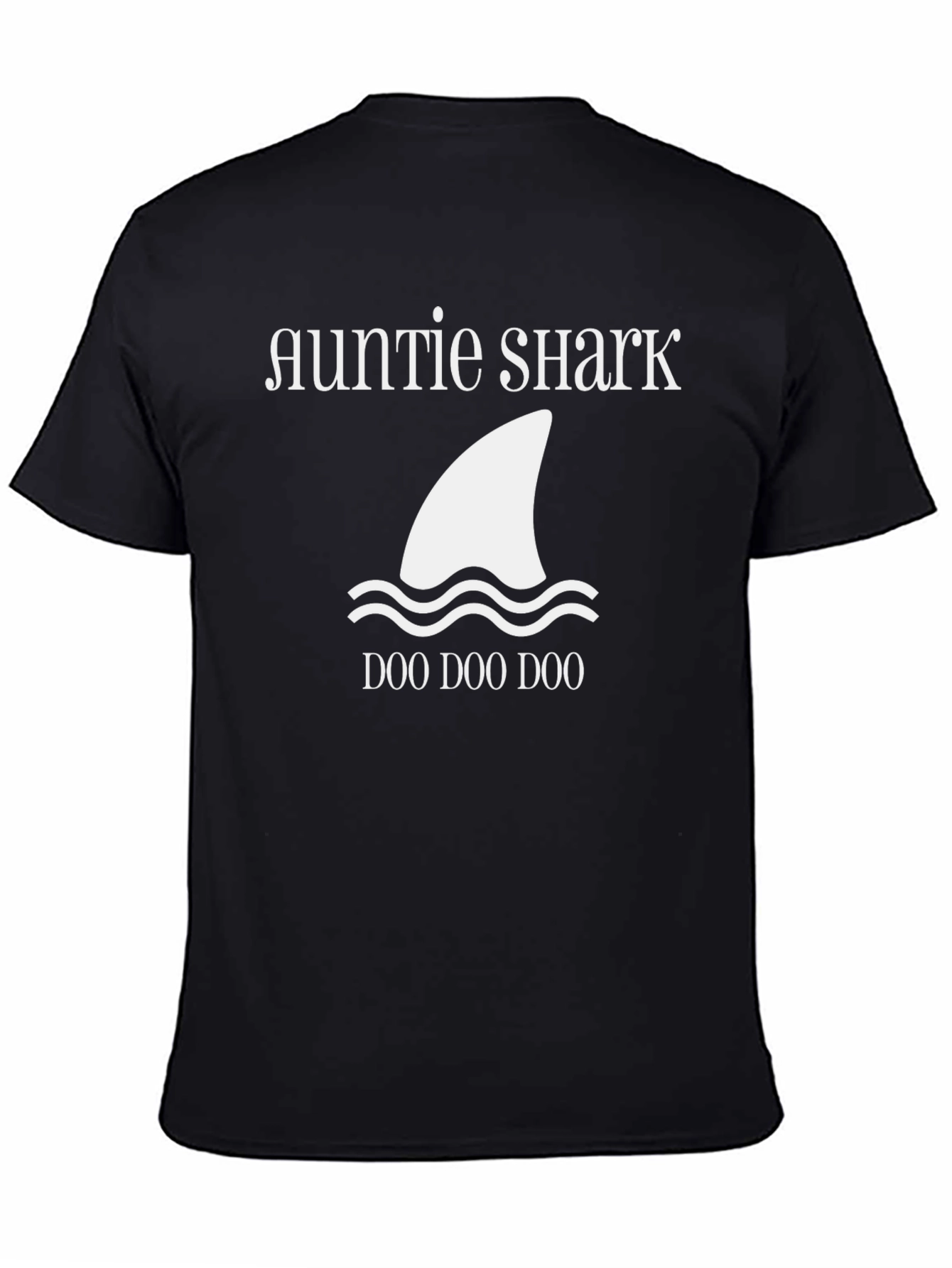 Auntie Shark Doo Doo Doo T-Shirt - Novelty Tee