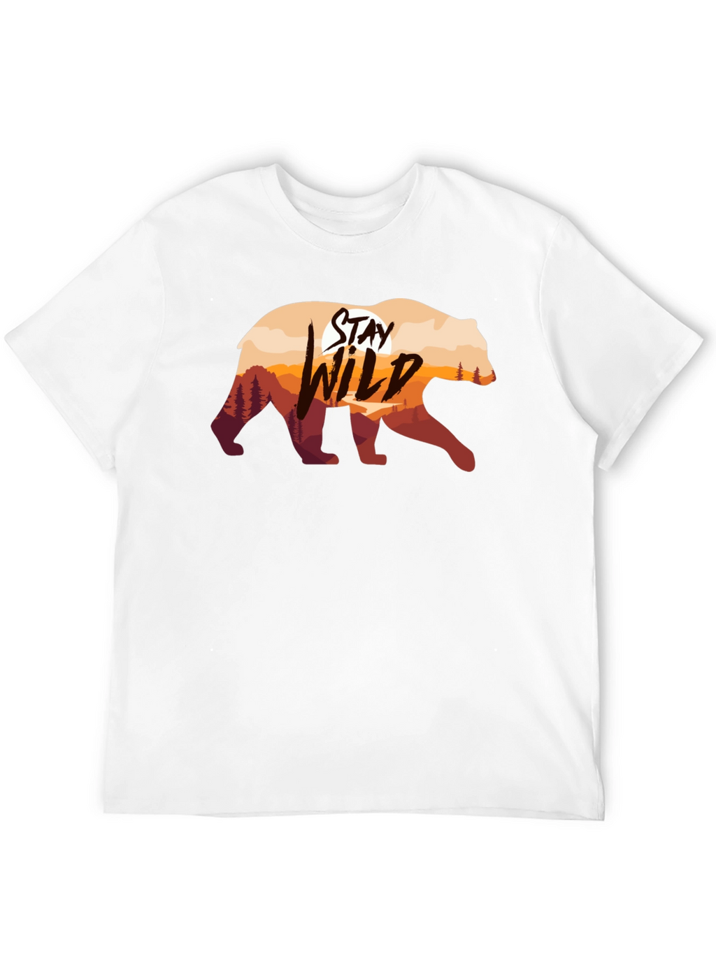 Stay Wild Bear Graphic T-Shirt