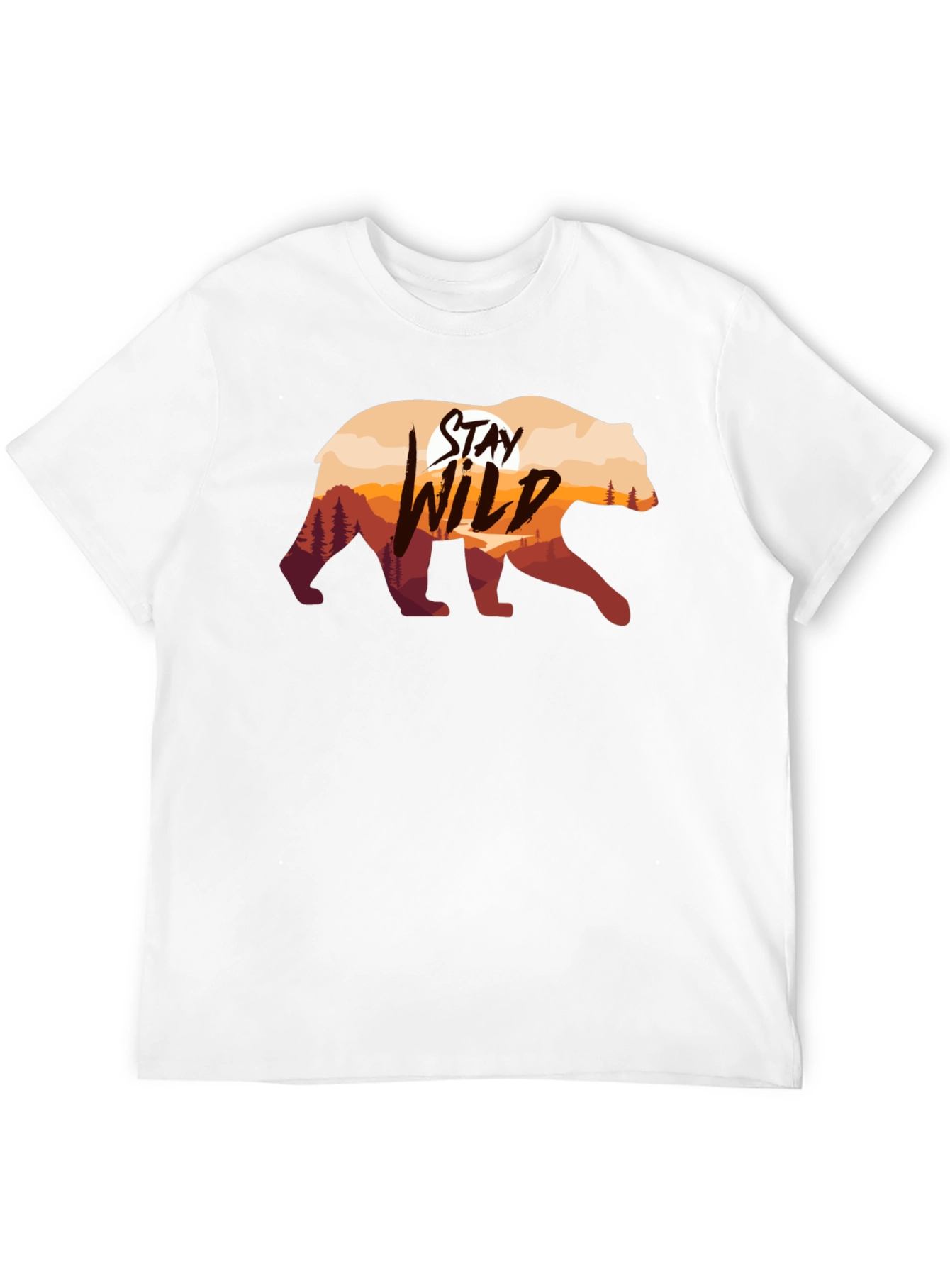 Stay Wild Bear Graphic T-Shirt