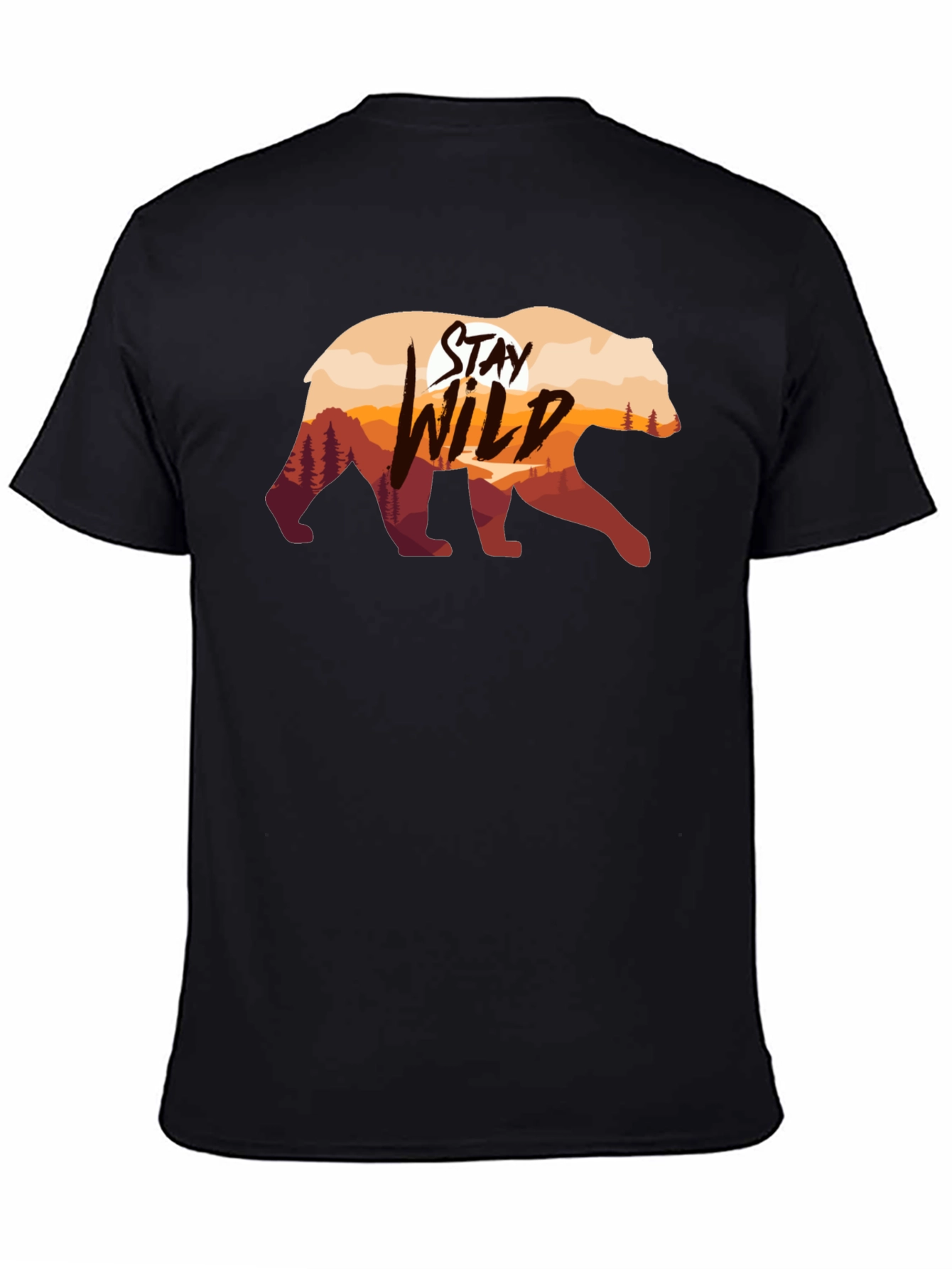 Stay Wild Bear Graphic T-Shirt