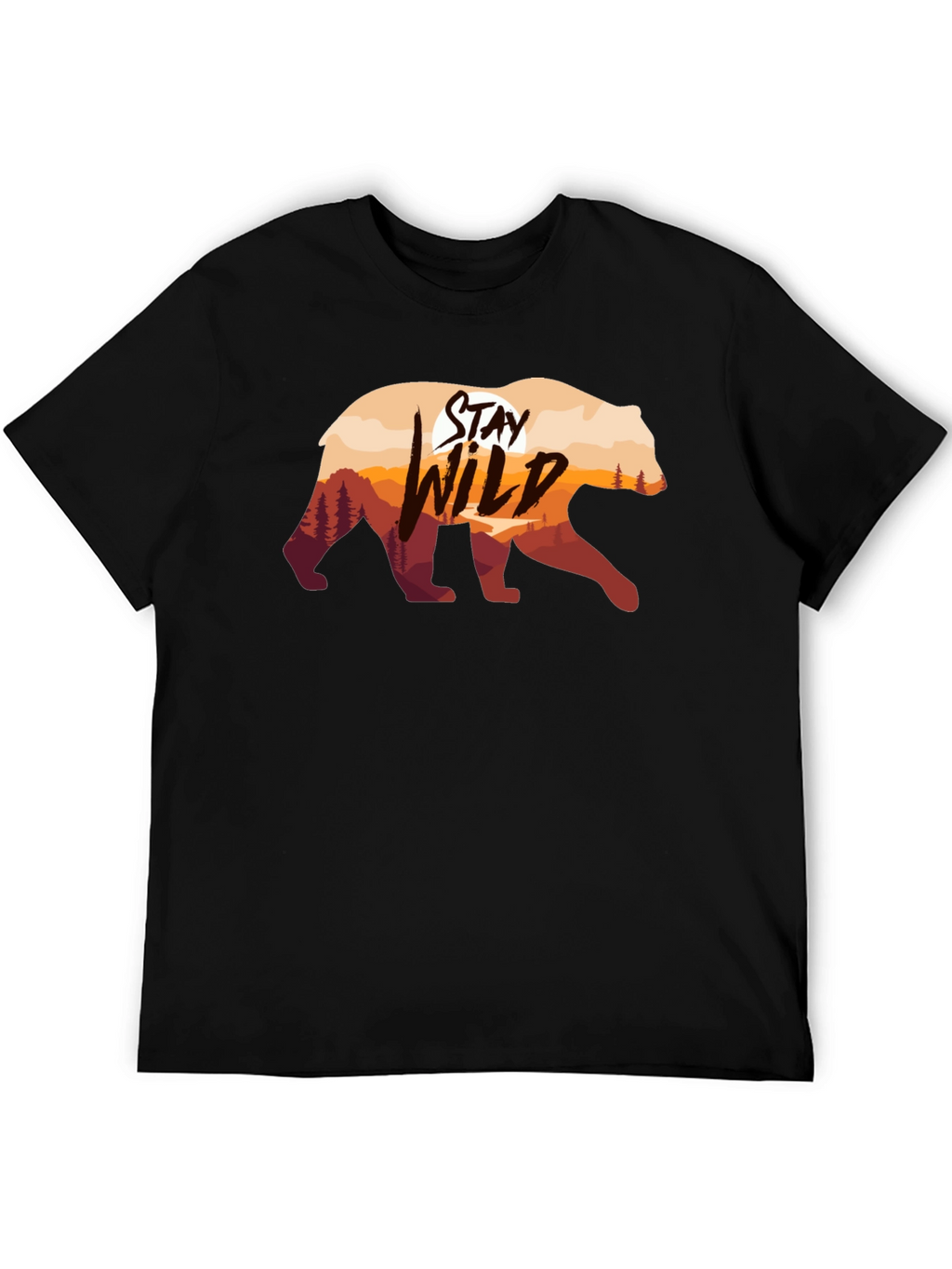 Stay Wild Bear Graphic T-Shirt