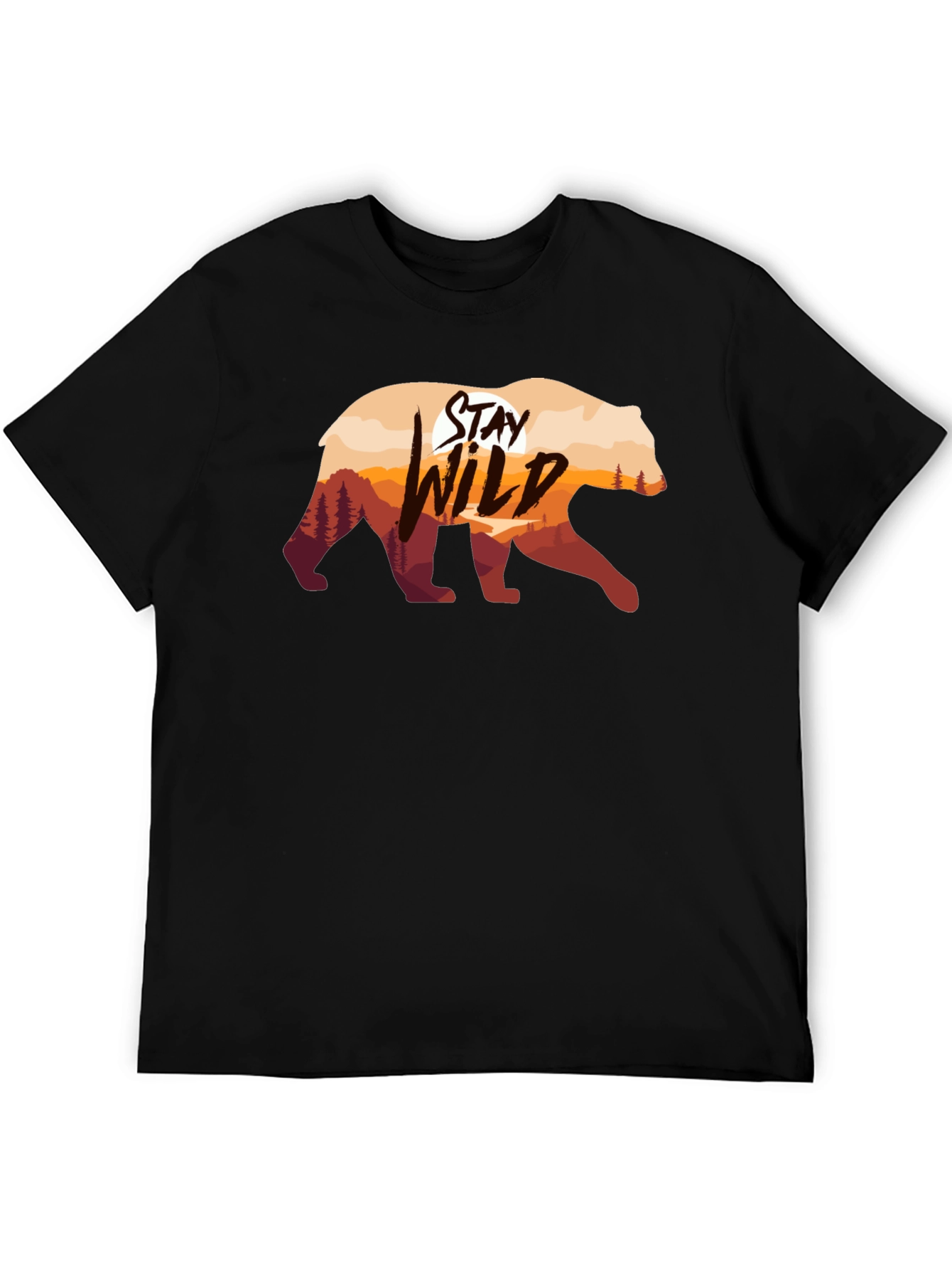 Stay Wild Bear Graphic T-Shirt