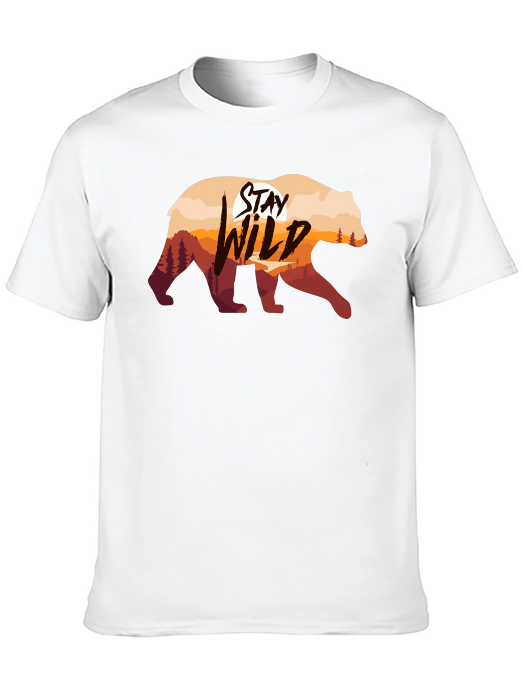 Stay Wild Bear Graphic T-Shirt