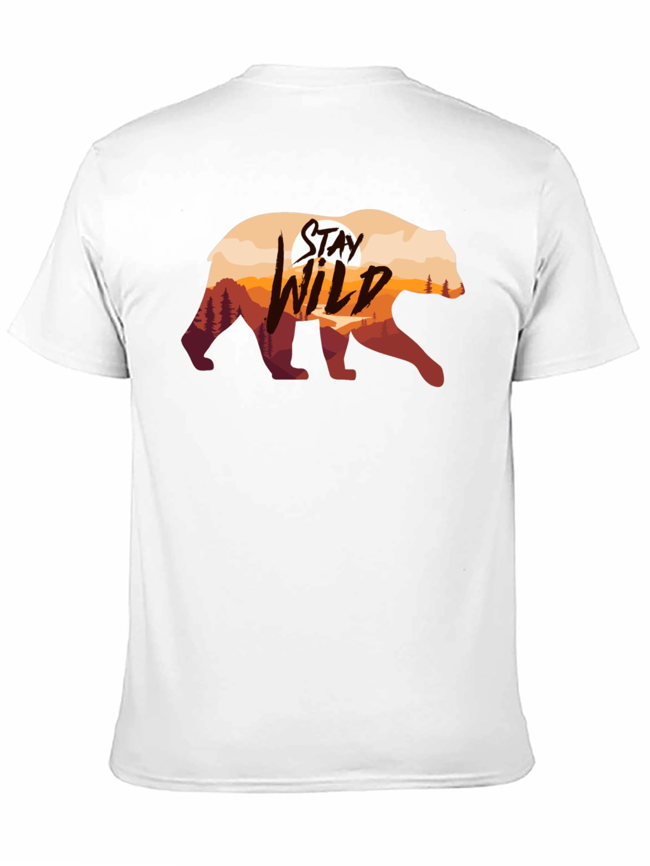 Stay Wild Bear Graphic T-Shirt