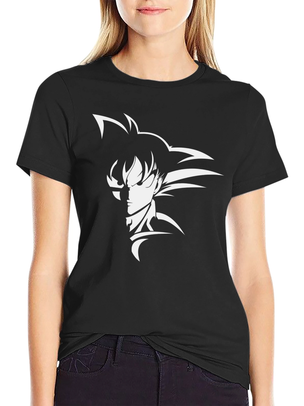 Goku Silhouette Black T-Shirt Anime DBZ