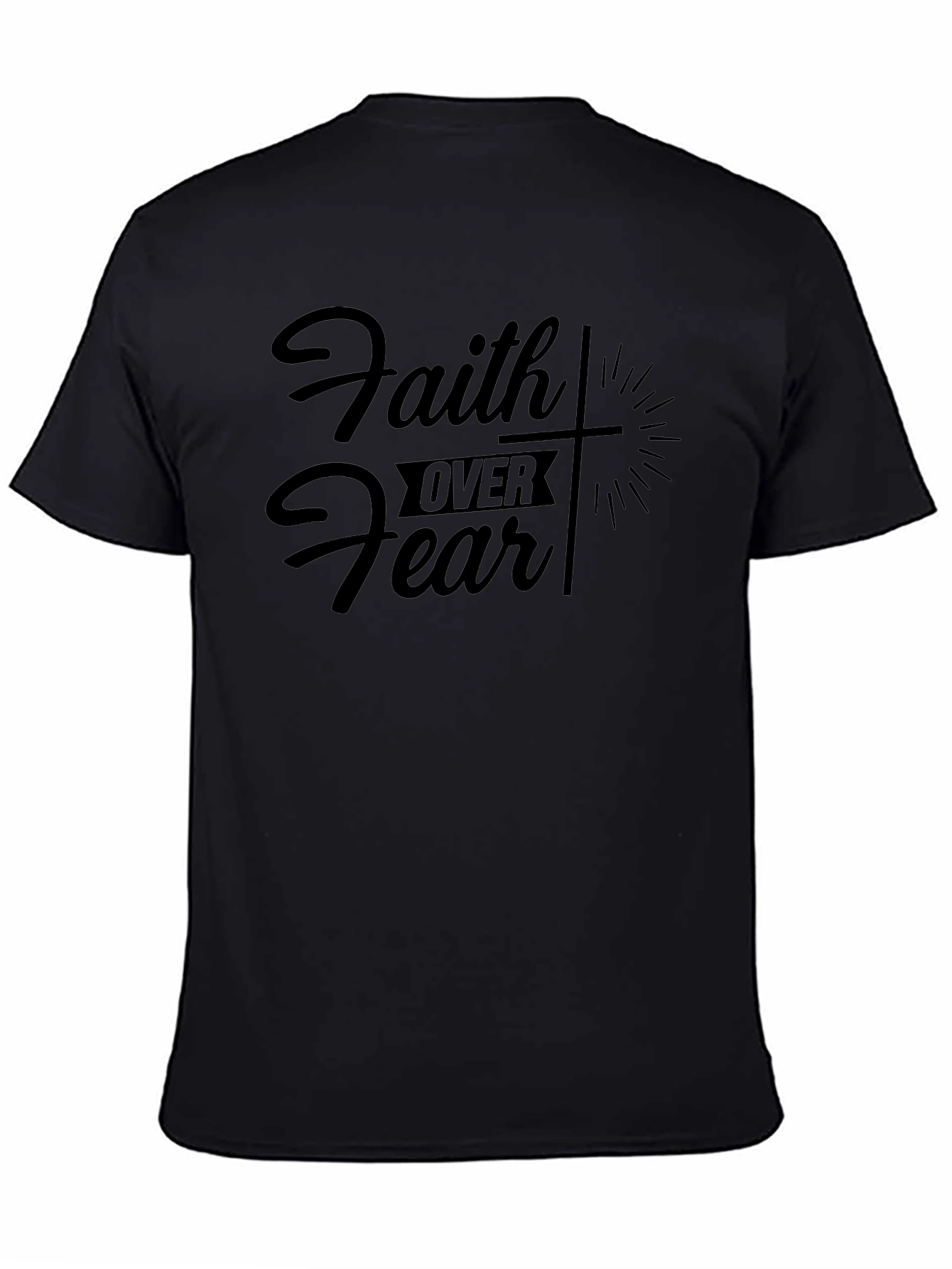 Faith Over Fear Christian Graphic T-Shirt