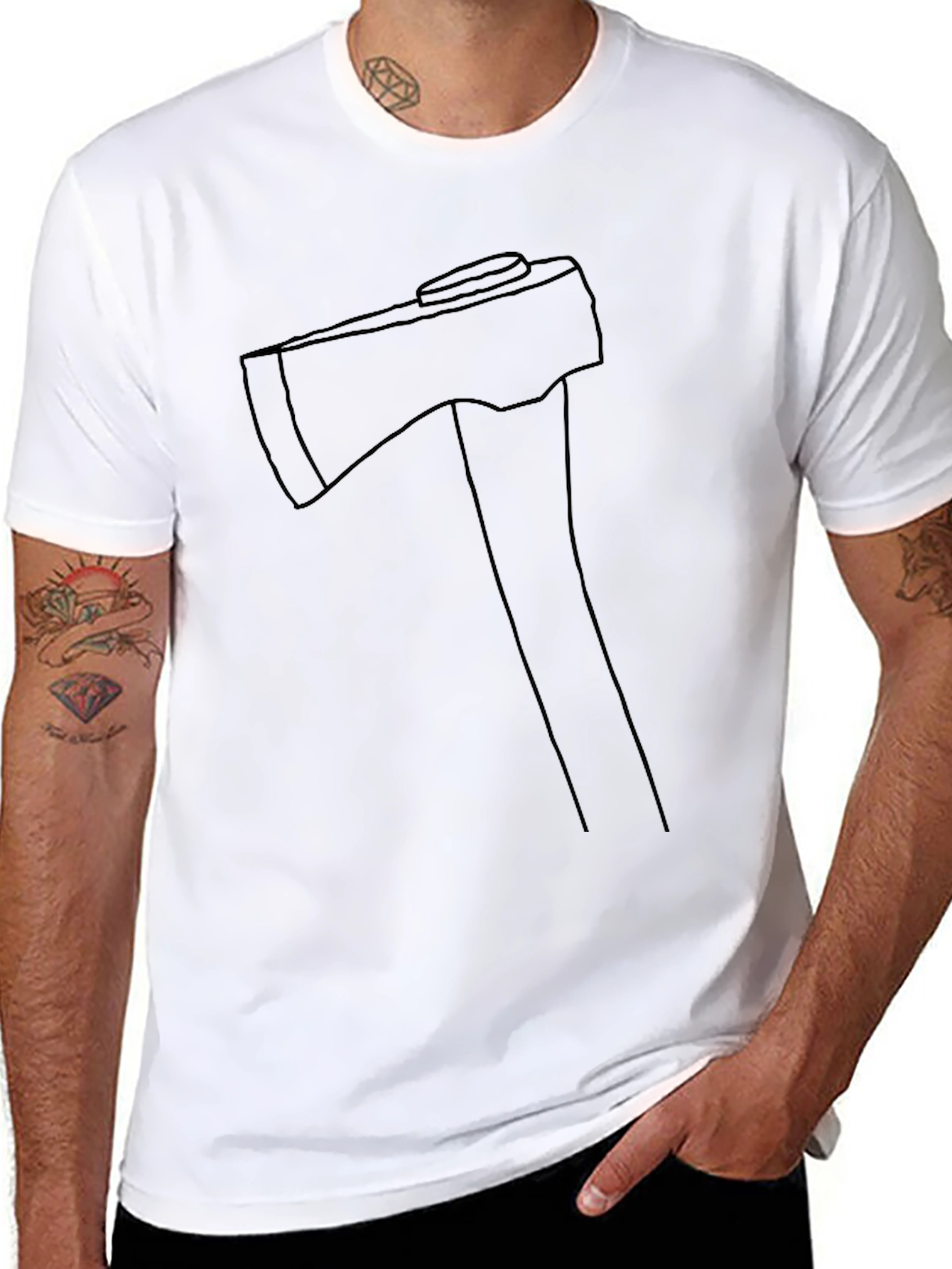 Axe Graphic Tee - Black