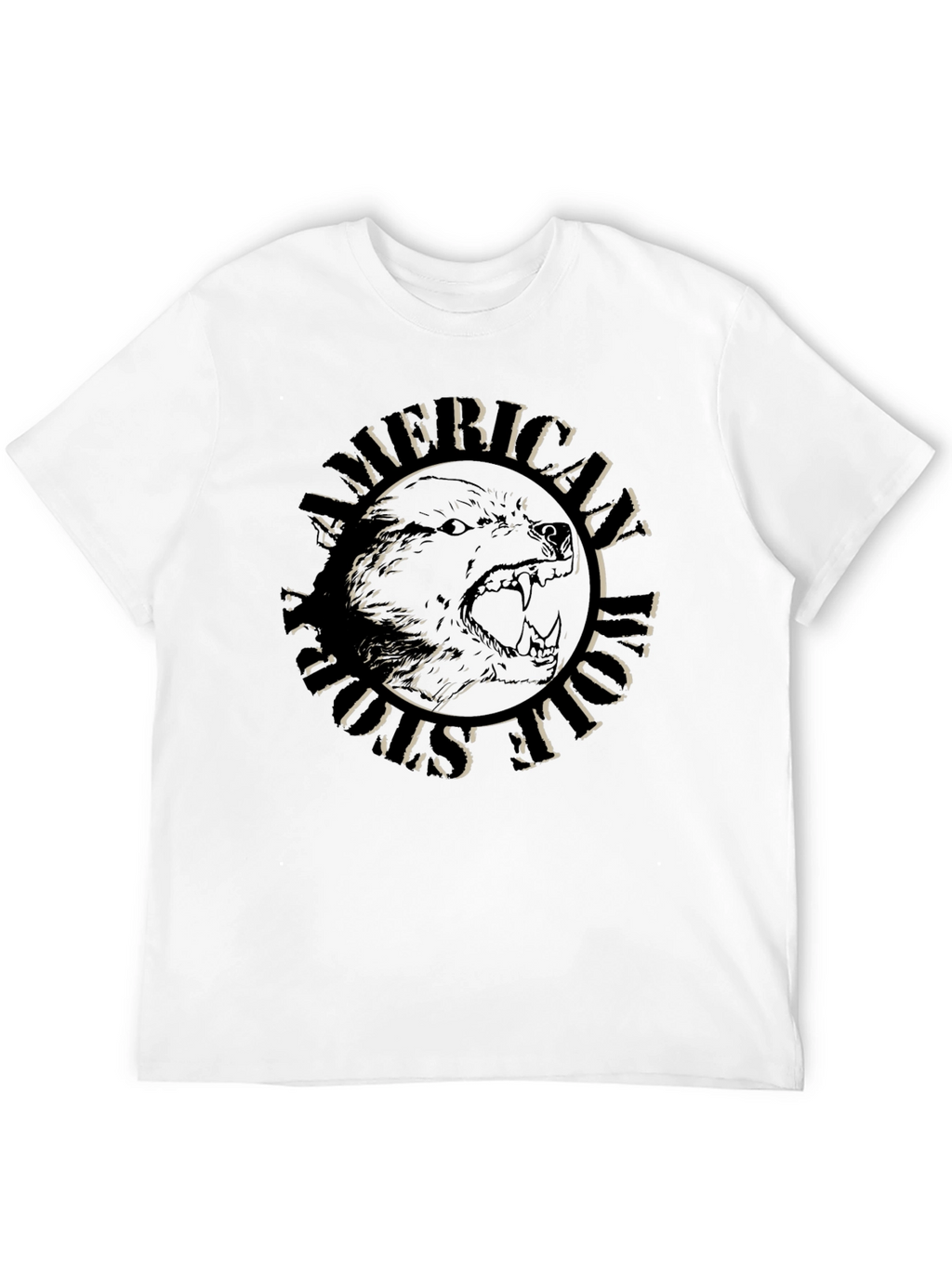 American Wolf T-Shirt - Fierce Design