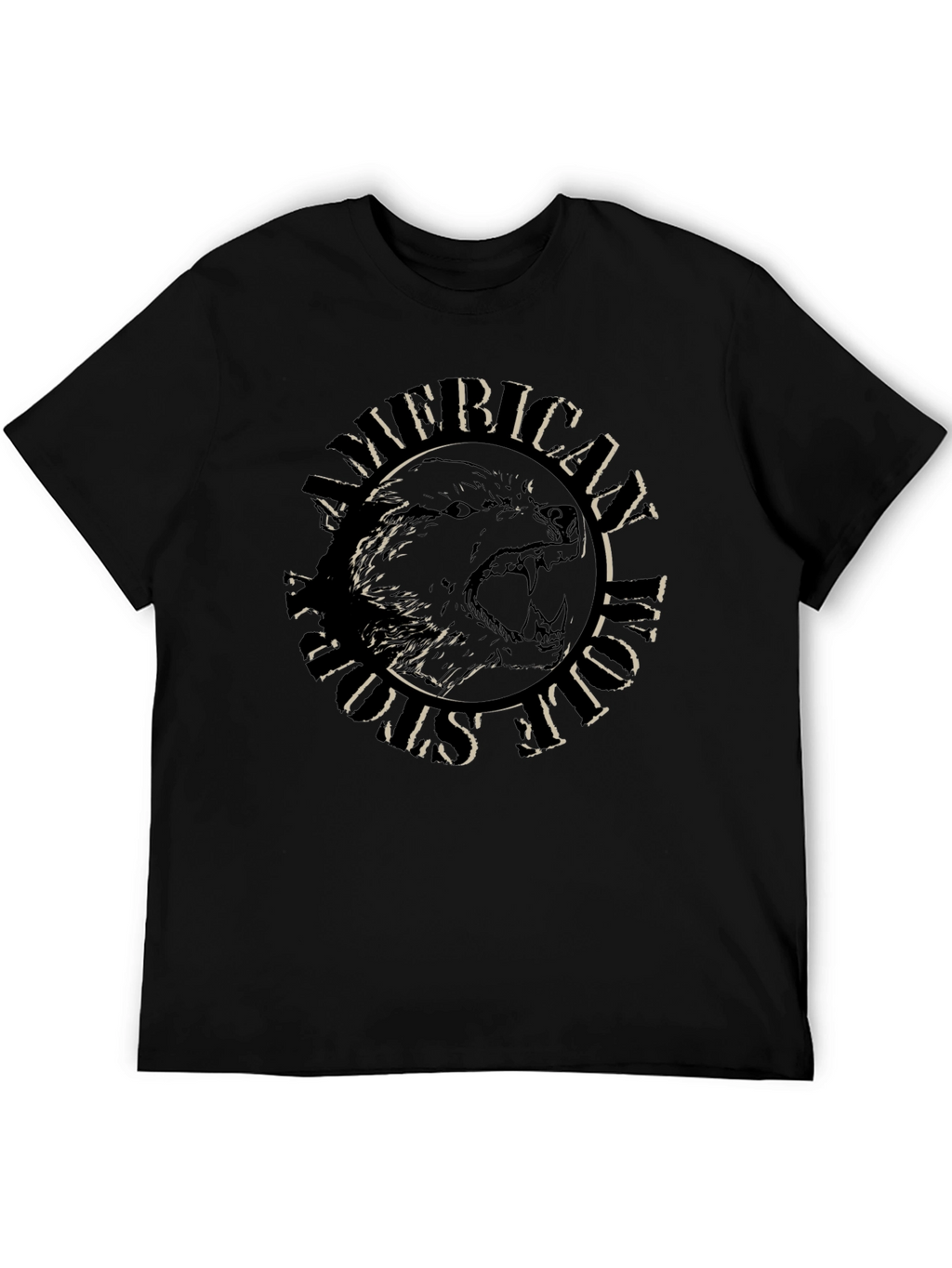 American Wolf T-Shirt - Fierce Design