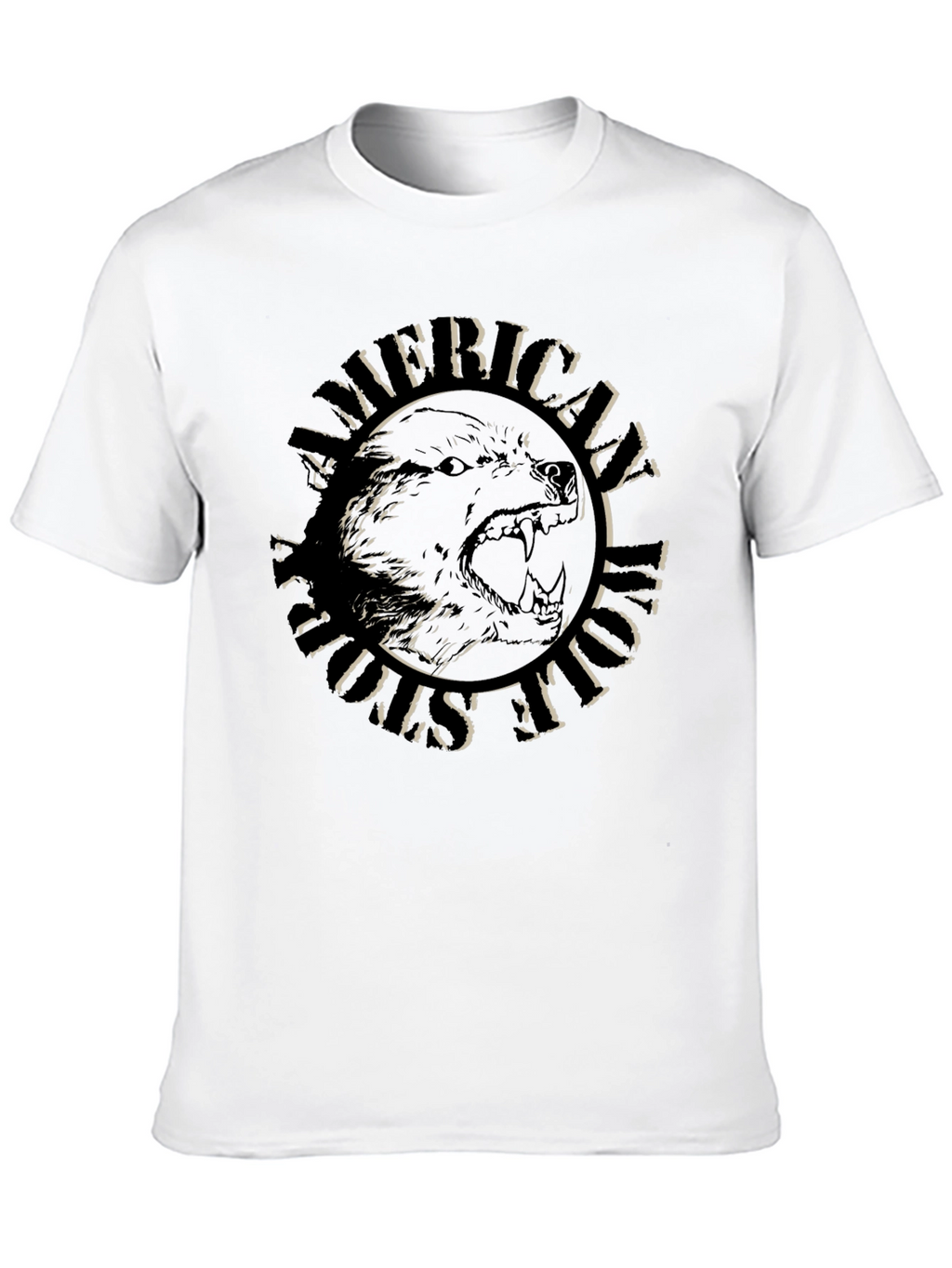 American Wolf T-Shirt - Fierce Design