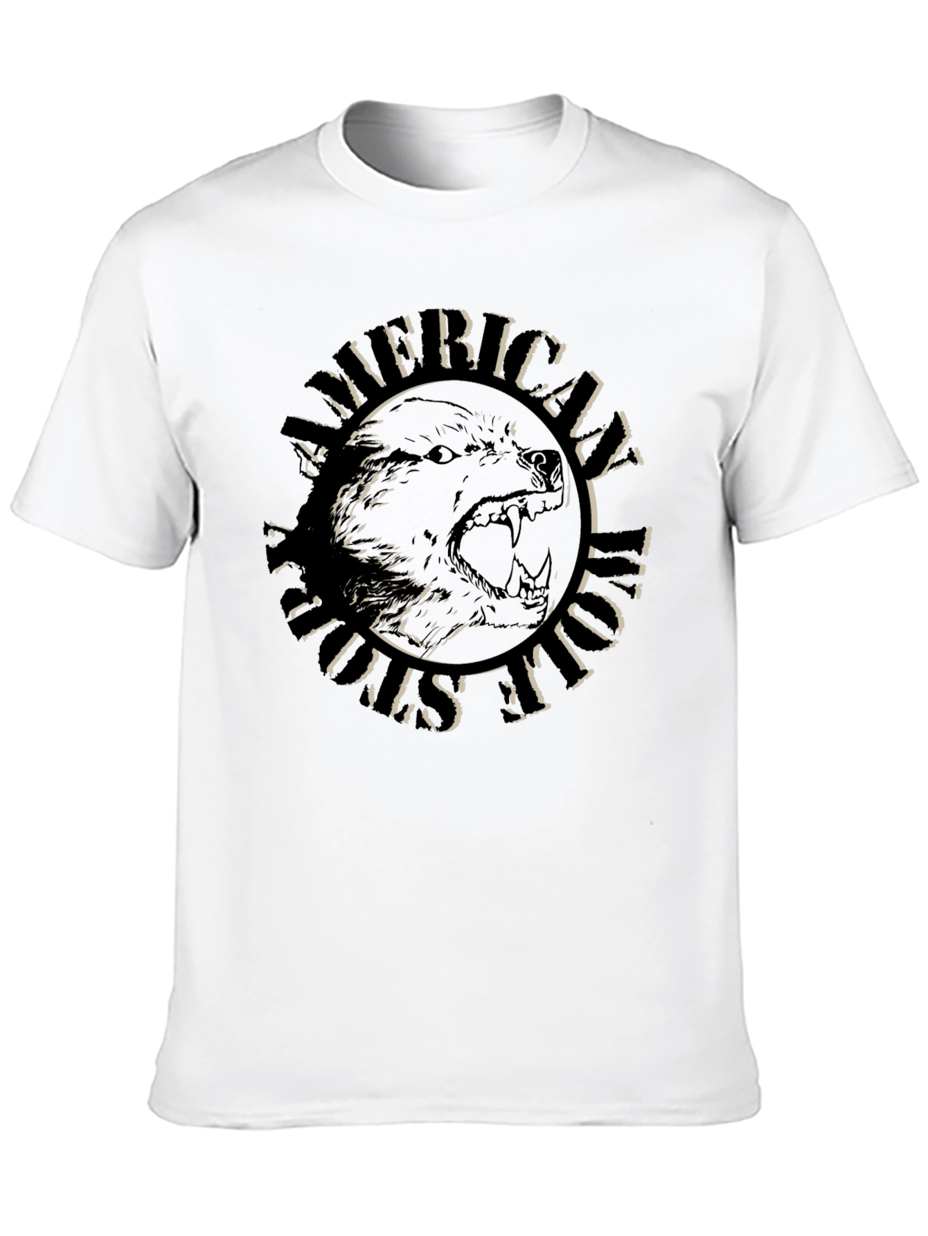 American Wolf T-Shirt - Fierce Design