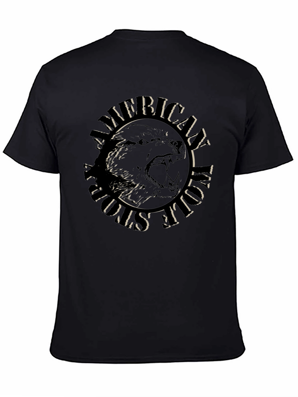 American Wolf T-Shirt - Fierce Design