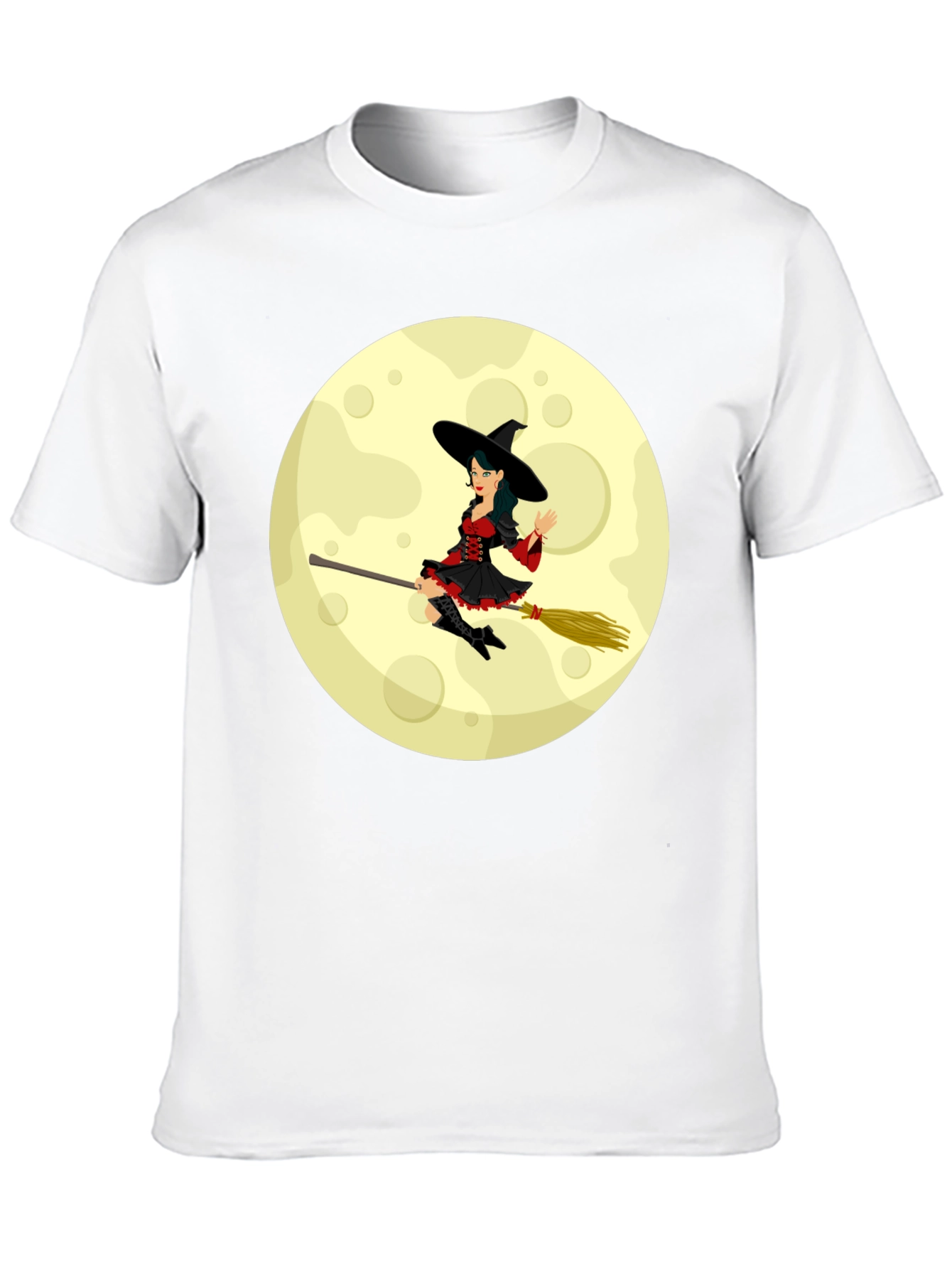 Halloween Witch Moon Graphic T-Shirt