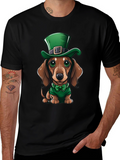 St. Patricks Day Dachshund Graphic Tee