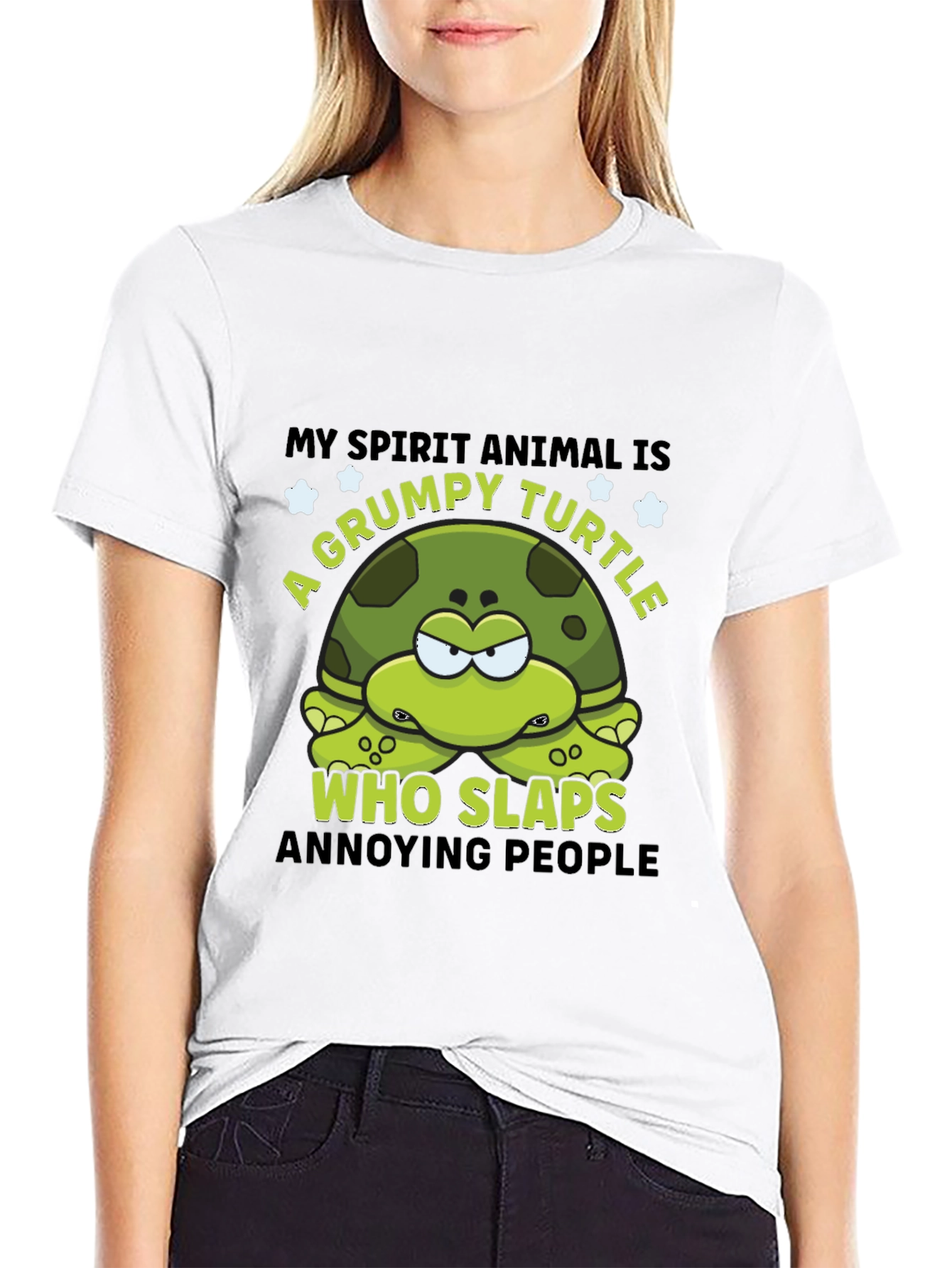 Grumpy Turtle Spirit Animal T-Shirt