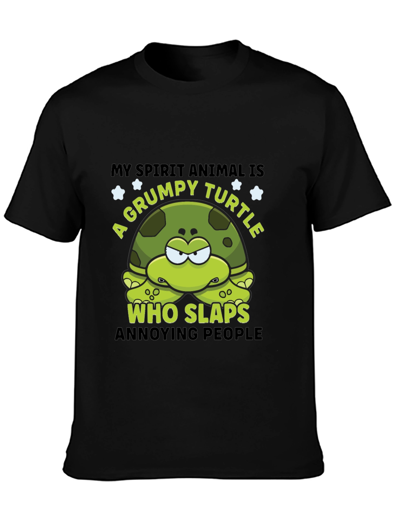 Grumpy Turtle Spirit Animal T-Shirt