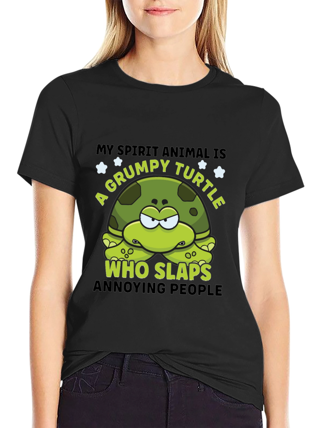 Grumpy Turtle Spirit Animal T-Shirt