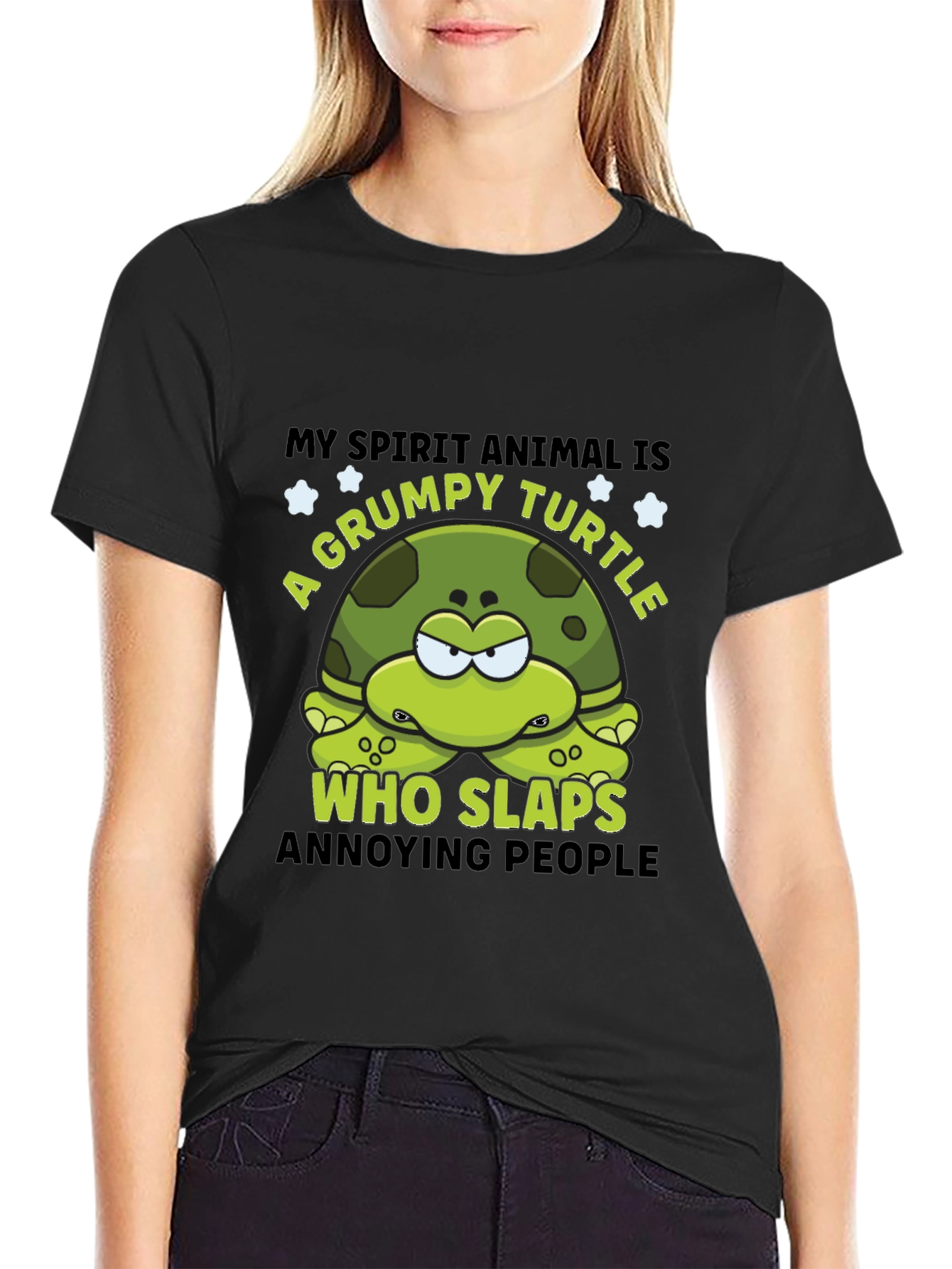 Grumpy Turtle Spirit Animal T-Shirt