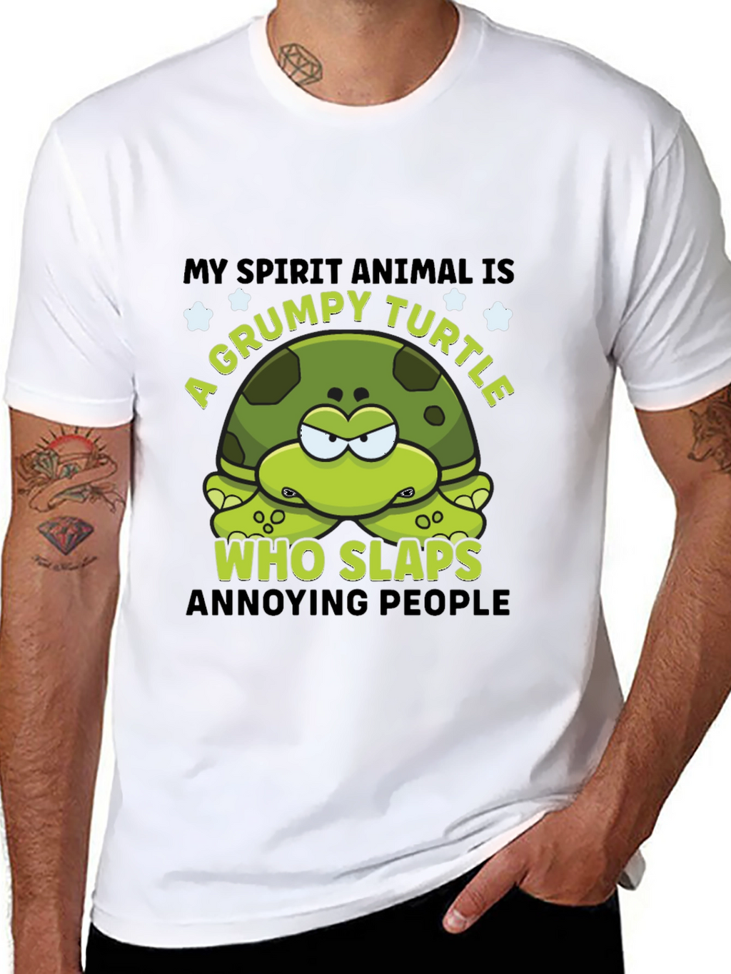Grumpy Turtle Spirit Animal T-Shirt