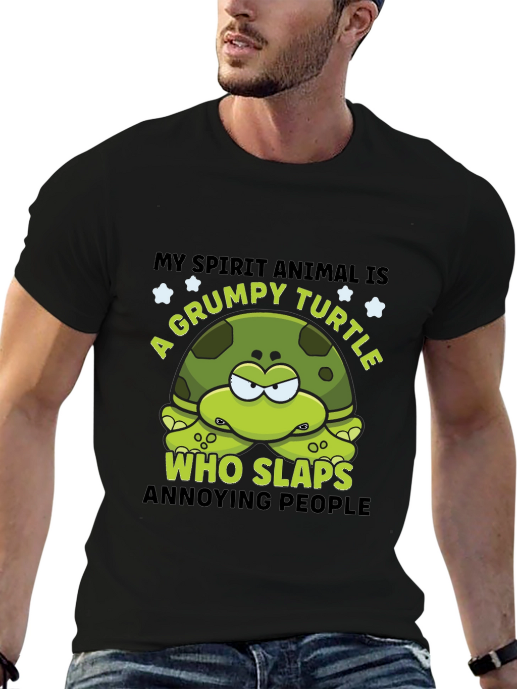 Grumpy Turtle Spirit Animal T-Shirt