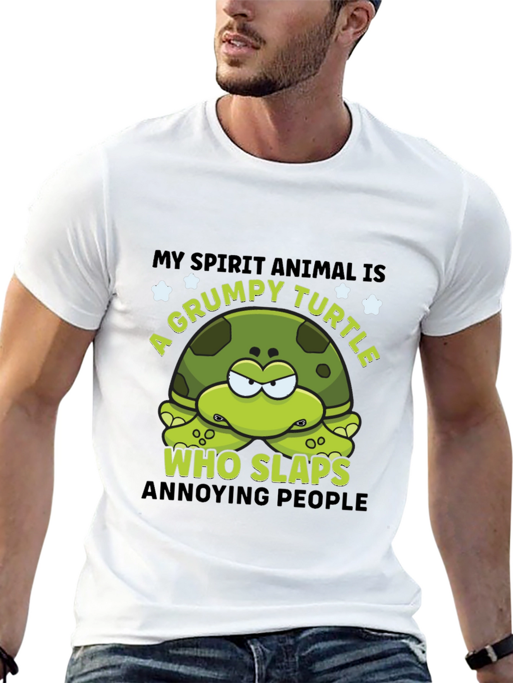 Grumpy Turtle Spirit Animal T-Shirt