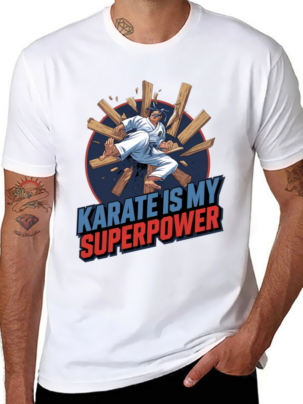 Karate Superpower T-Shirt - Martial Arts Tee