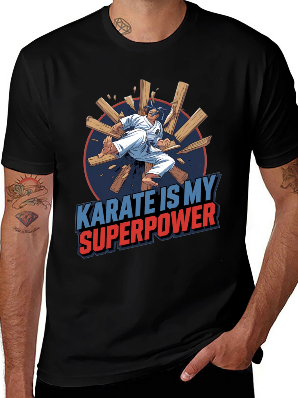 Karate Superpower T-Shirt - Martial Arts Tee