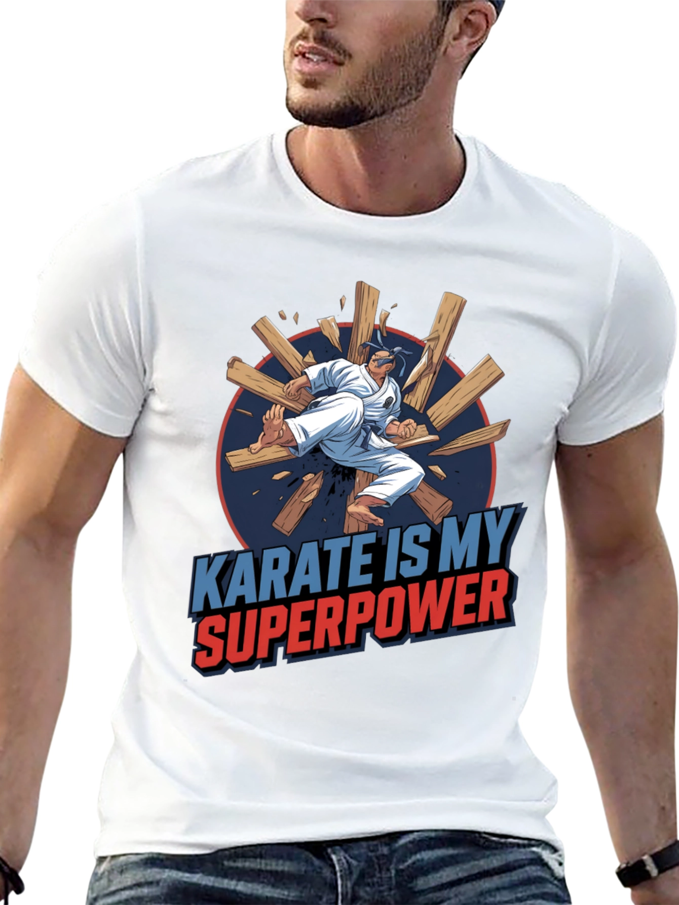 Karate Superpower T-Shirt - Martial Arts Tee